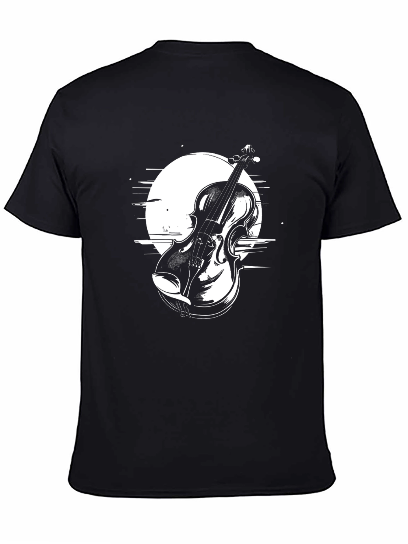 Black Violin Graphic Tee - Musical Statement Shirt