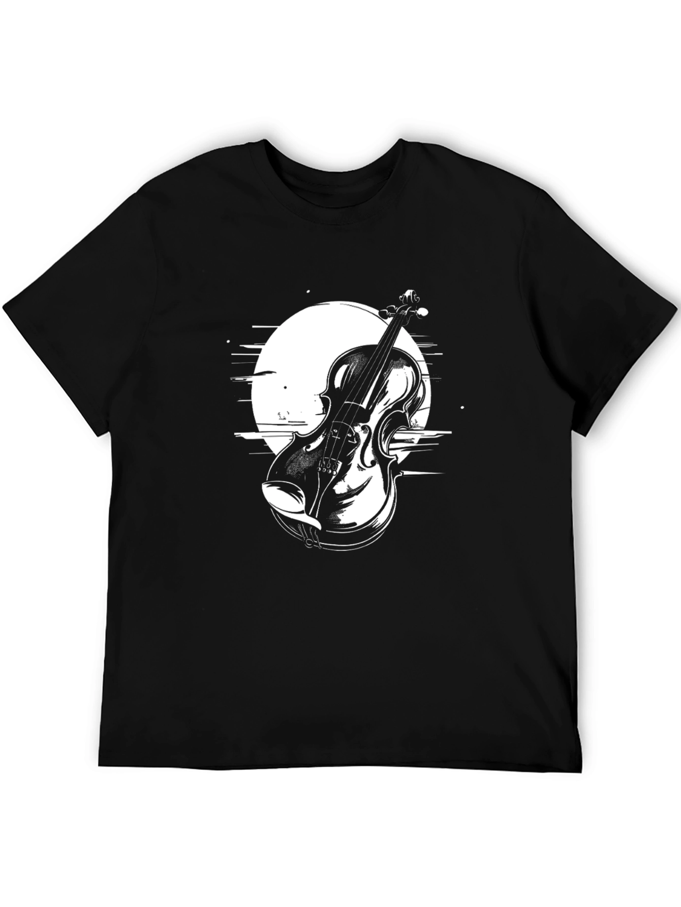 Black Violin Graphic Tee - Musical Statement Shirt