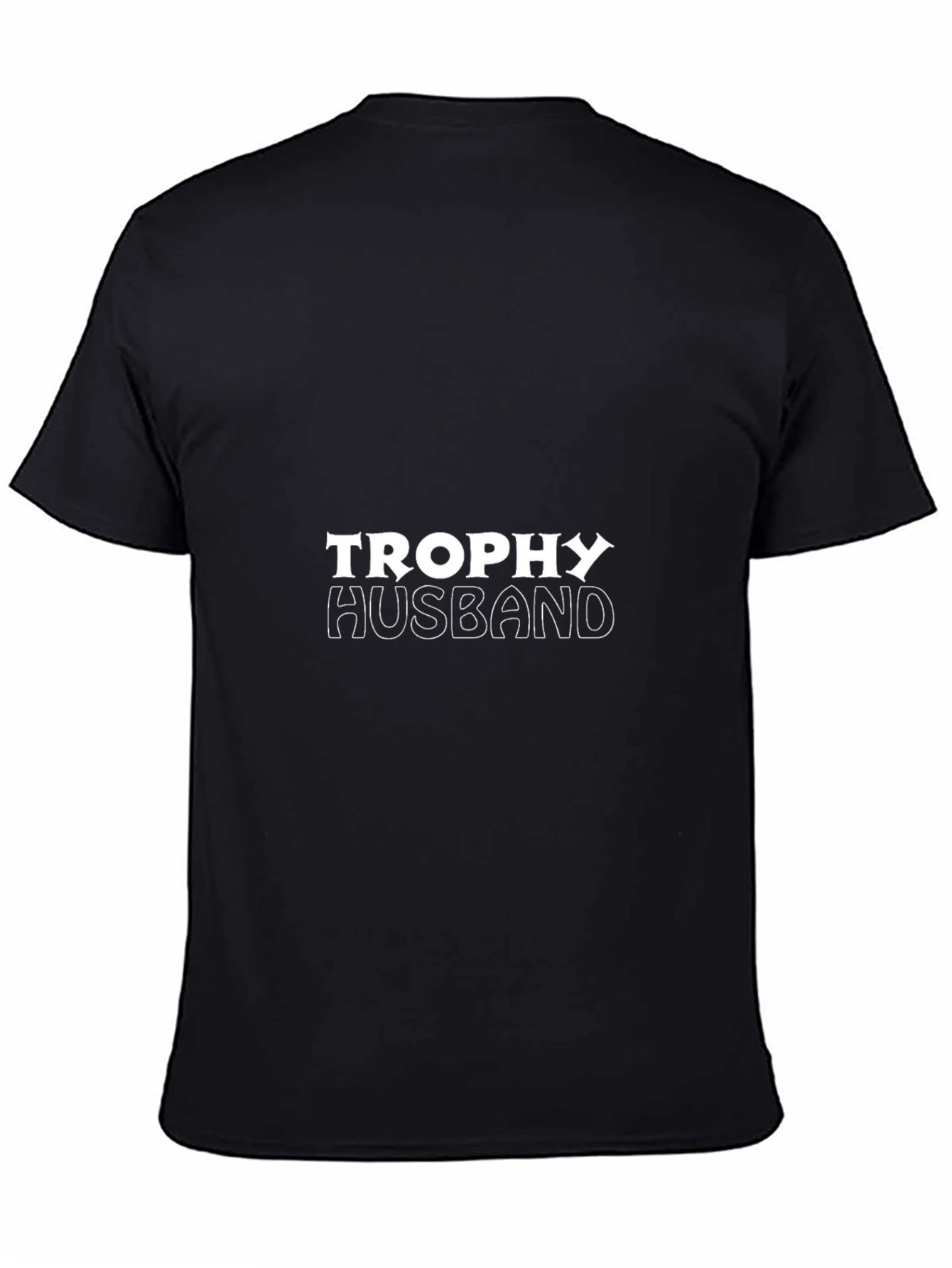 Trophy Husband Black Tee