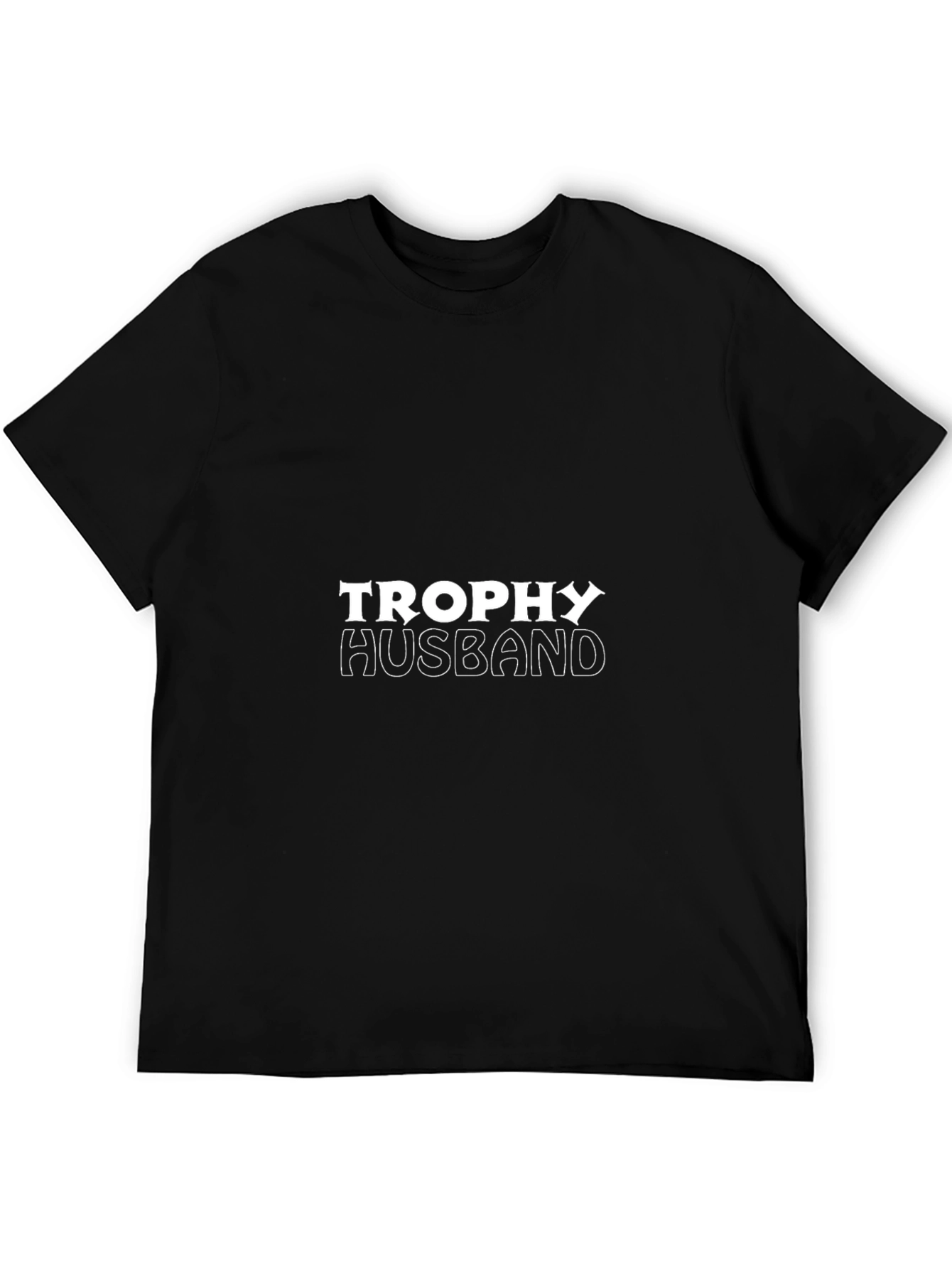 Trophy Husband Black Tee