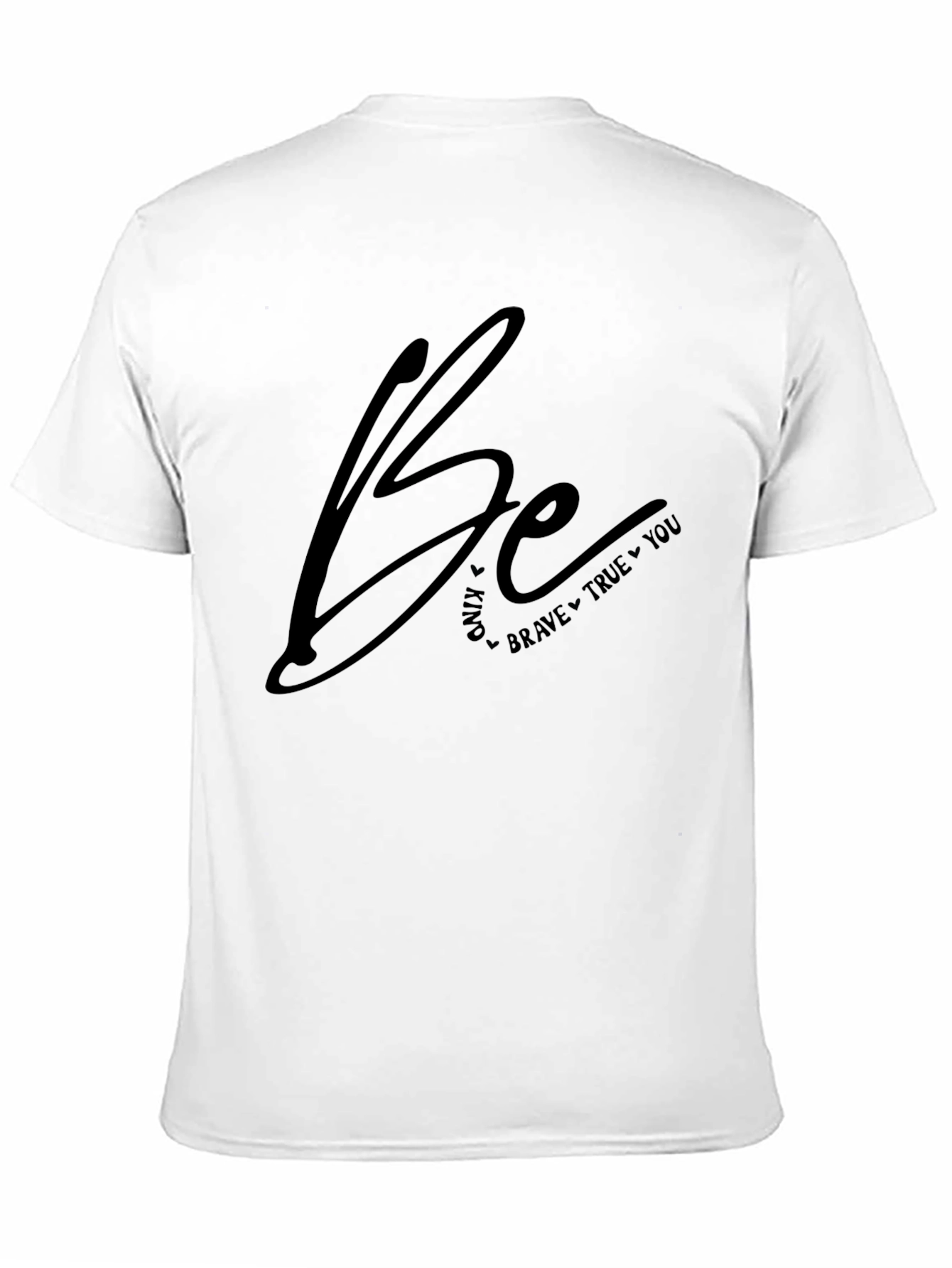 Be Kind Brave True Black Graphic Tee