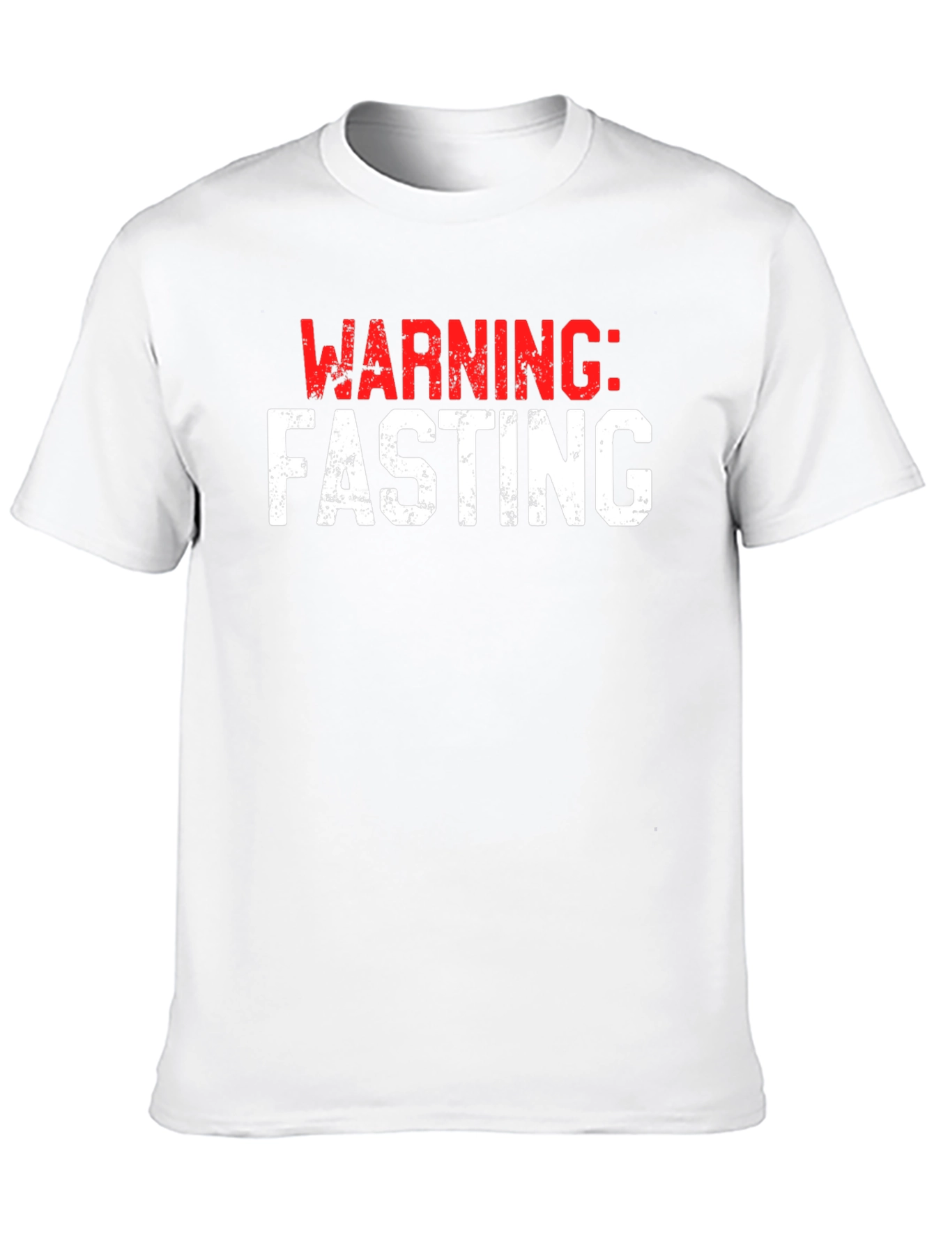 Warning: Fasting Black T-Shirt