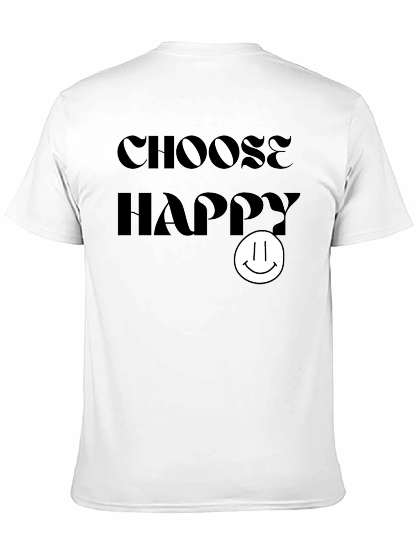 Choose Happy Graphic Tee - Soft Cotton Comfort
