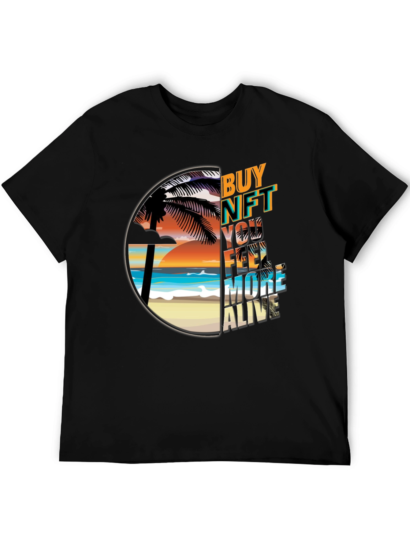 Buy NFT Feel More Alive Graphic Tee