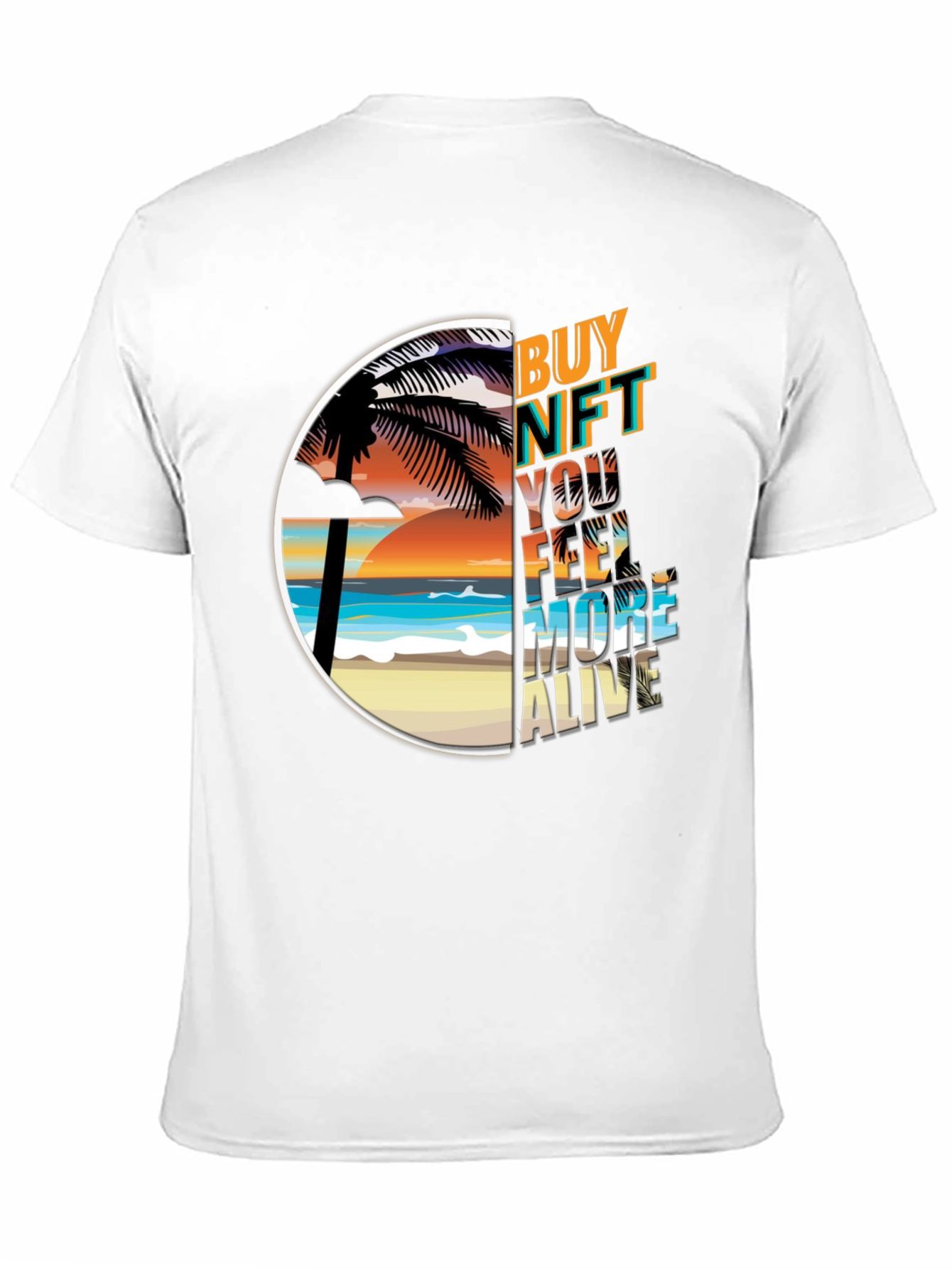 Buy NFT Feel More Alive Graphic Tee
