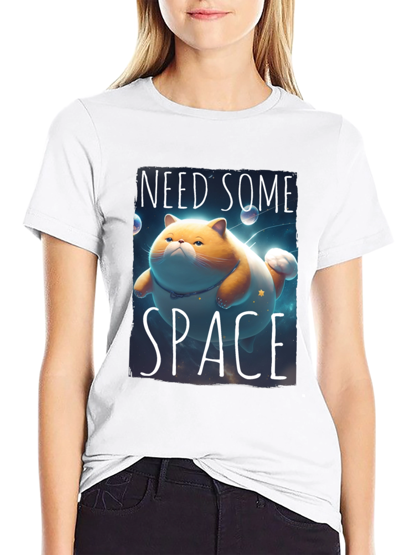 Need Some Space Funny Cat T-Shirt