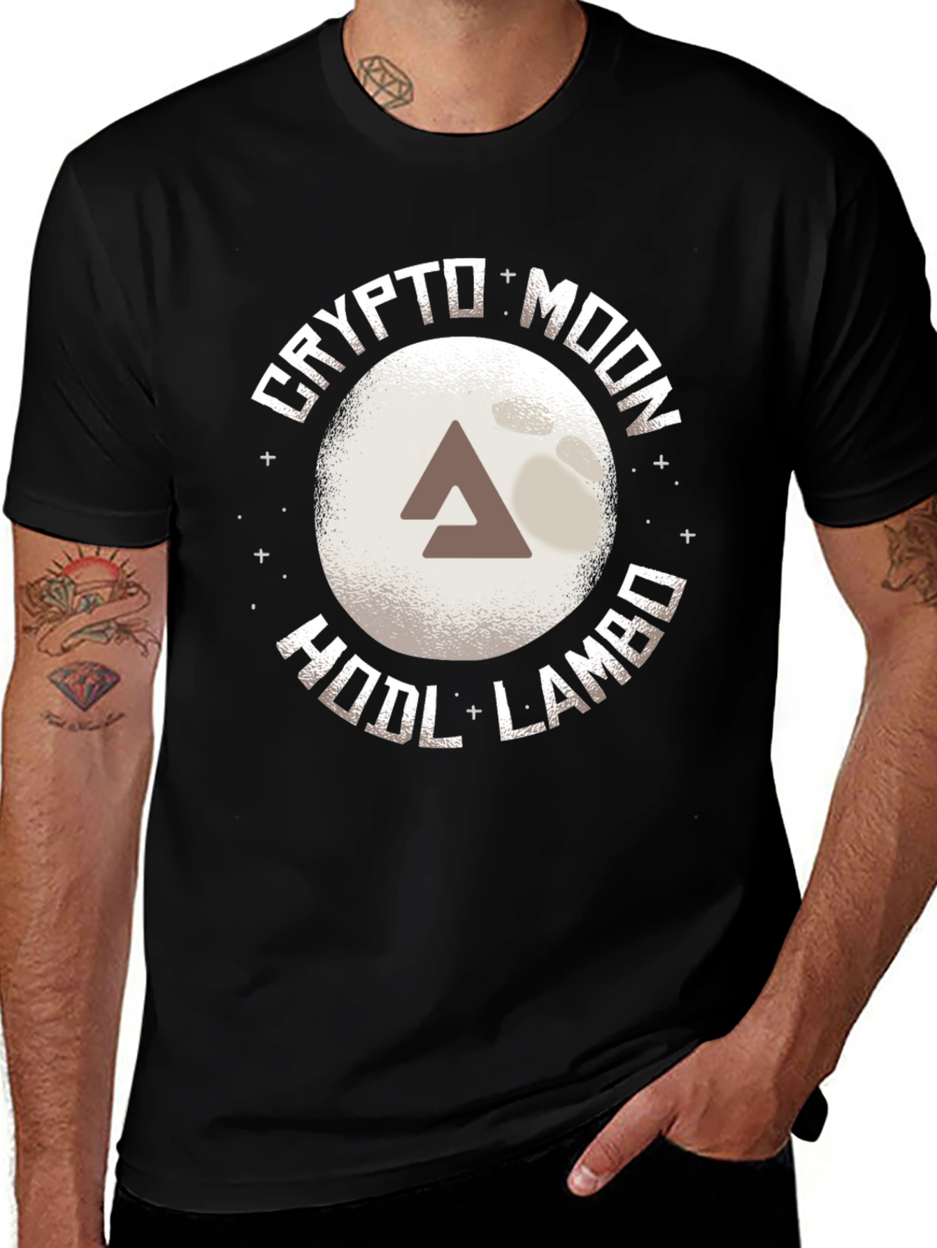 Crypto Moon HODL LAMBO T-Shirt