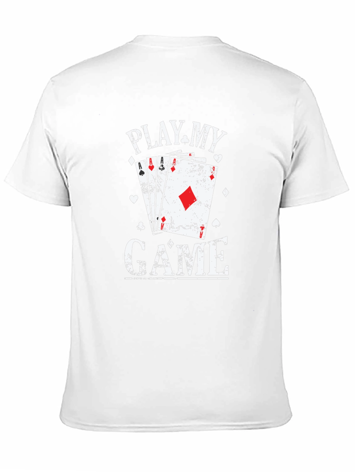 Play My Game Graphic Print Crew Neck T-Shirt