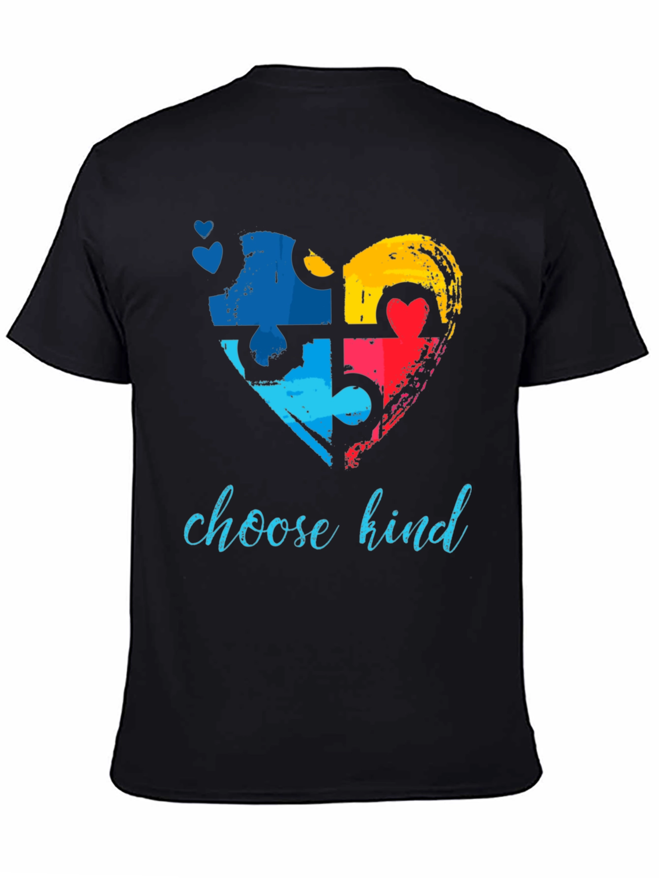 Choose Kind Autism Awareness Puzzle Heart T-Shirt