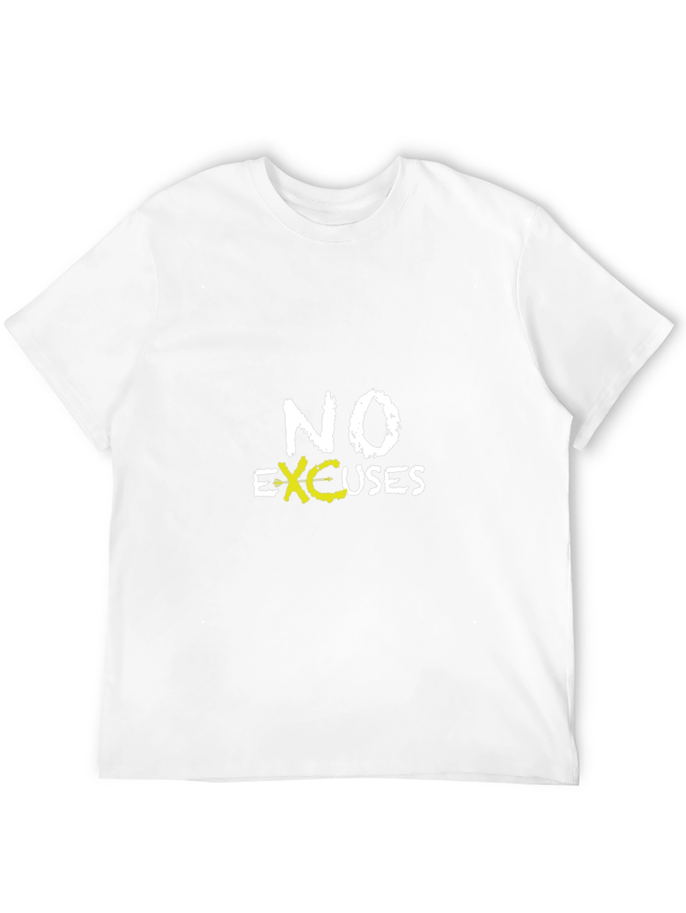 No Excuses Black Graphic T-Shirt