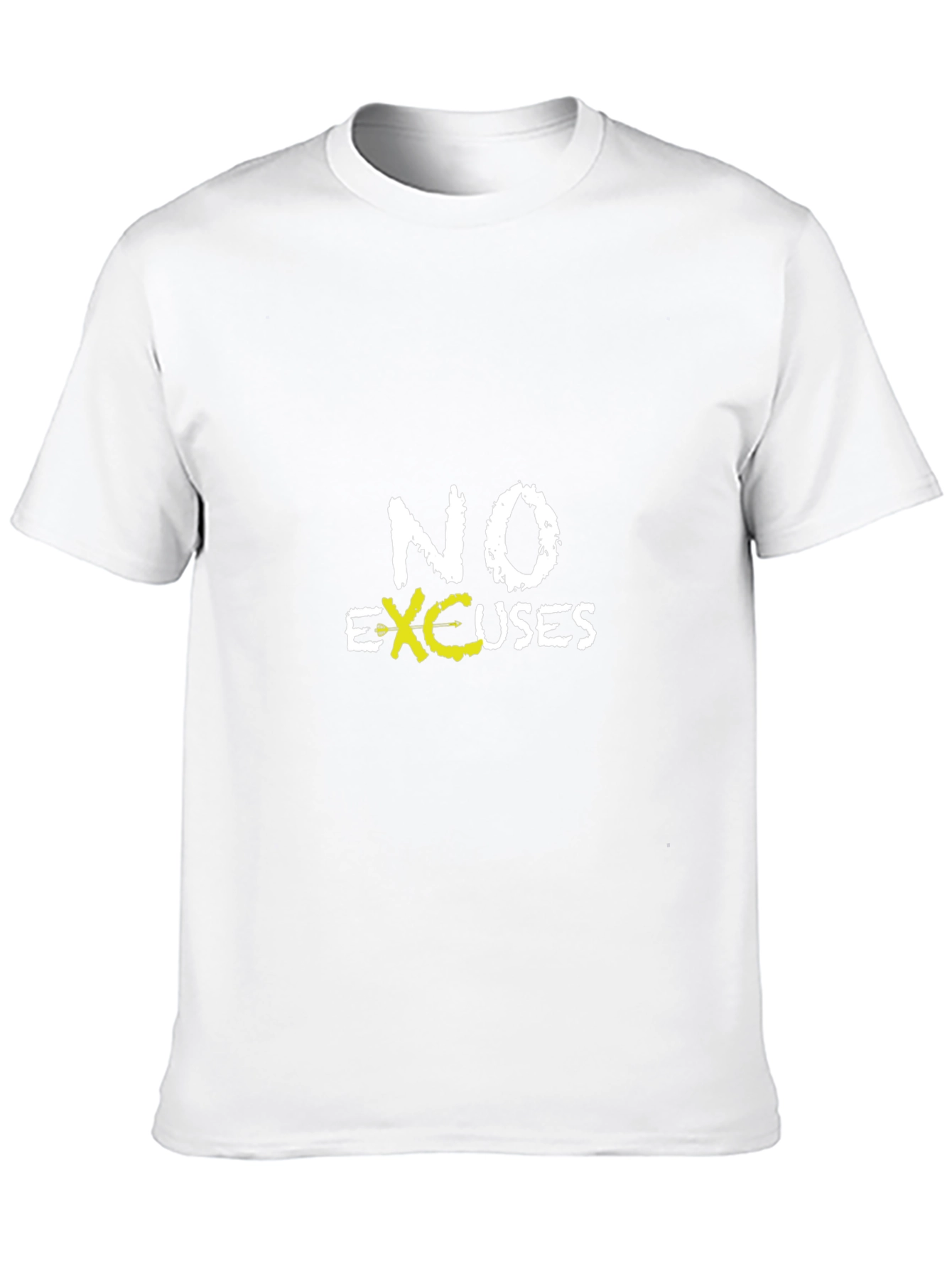 No Excuses Black Graphic T-Shirt