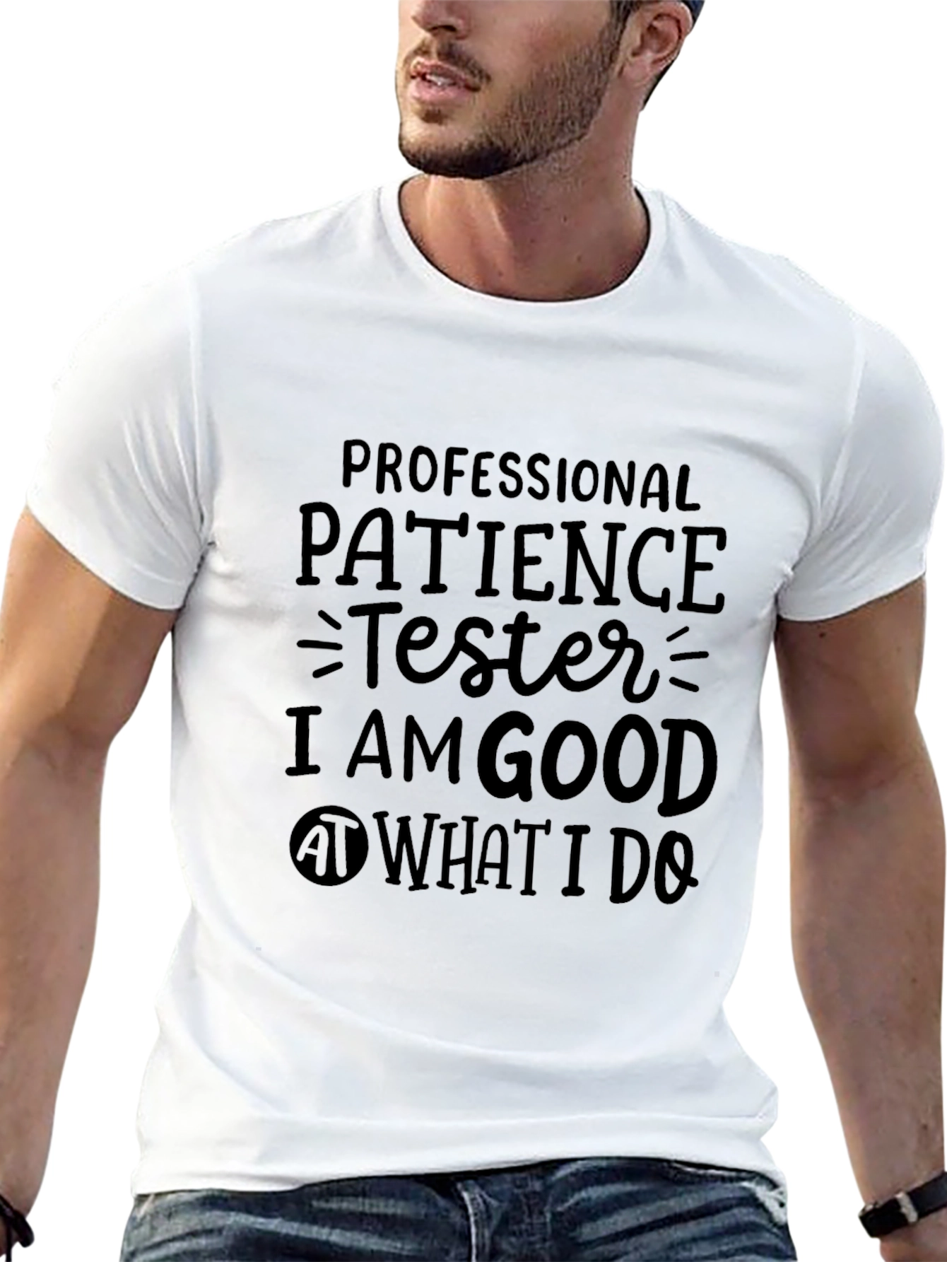 Professional Patience Tester Graphic T-Shirt