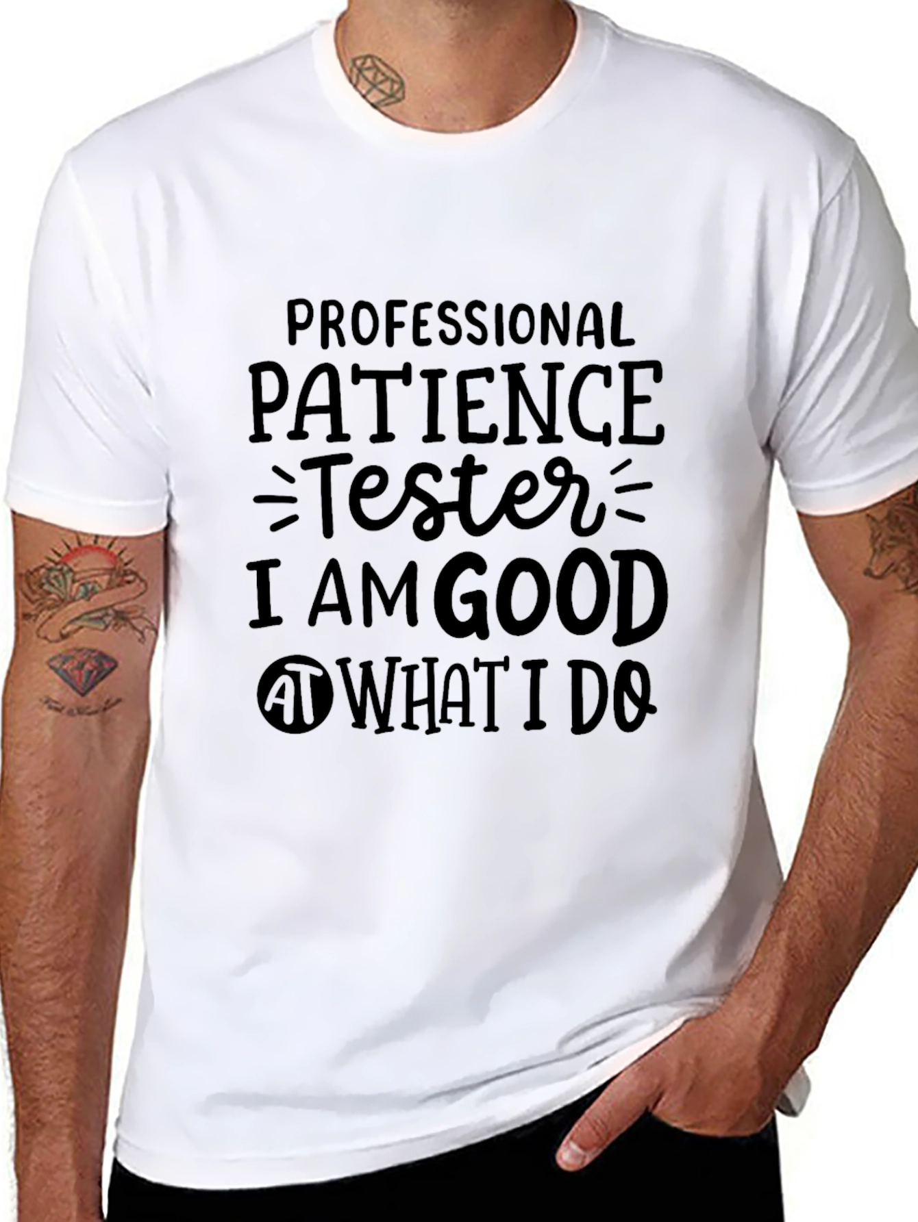 Professional Patience Tester Graphic T-Shirt