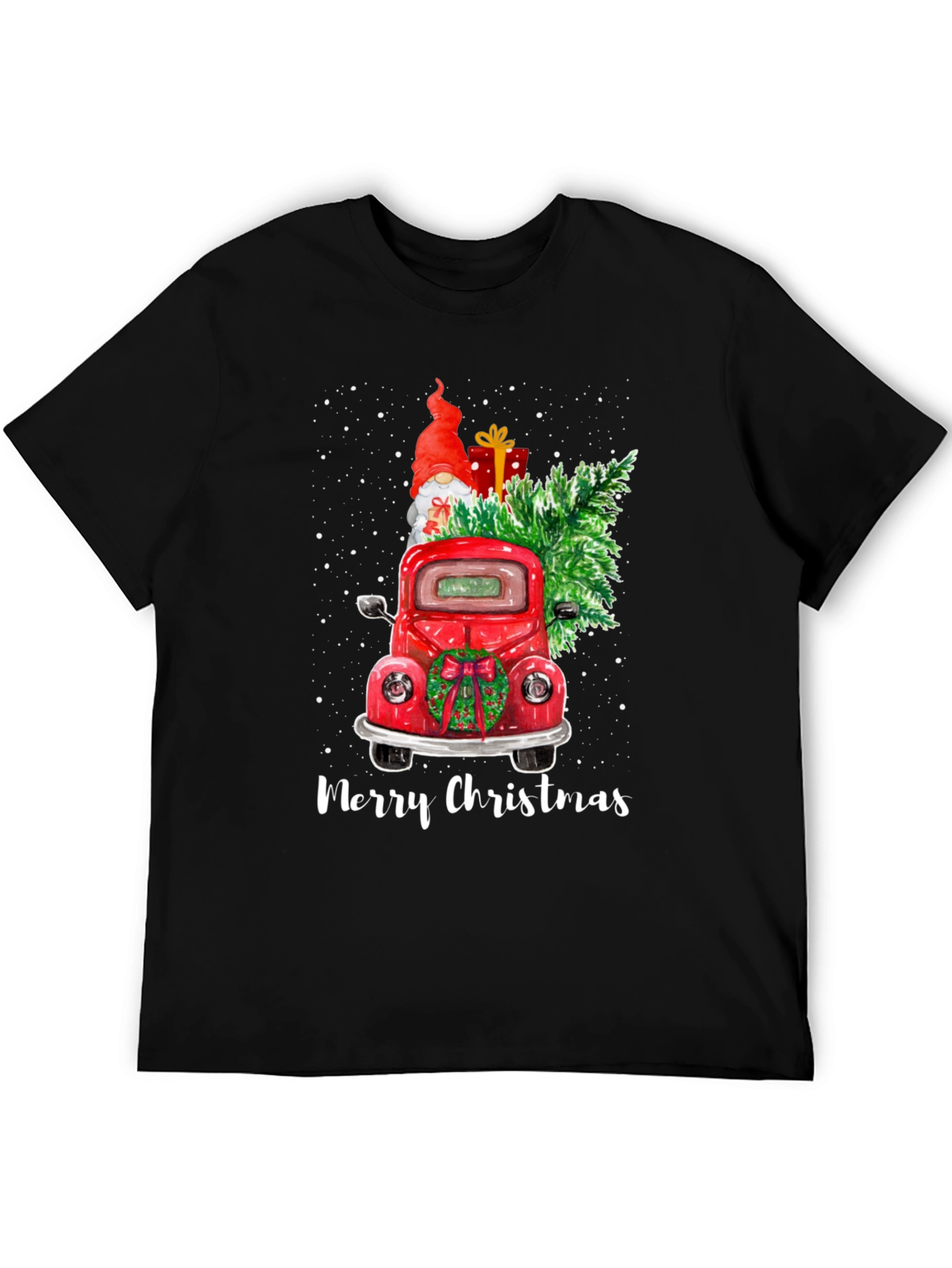 Merry Christmas Truck Graphic Tee
