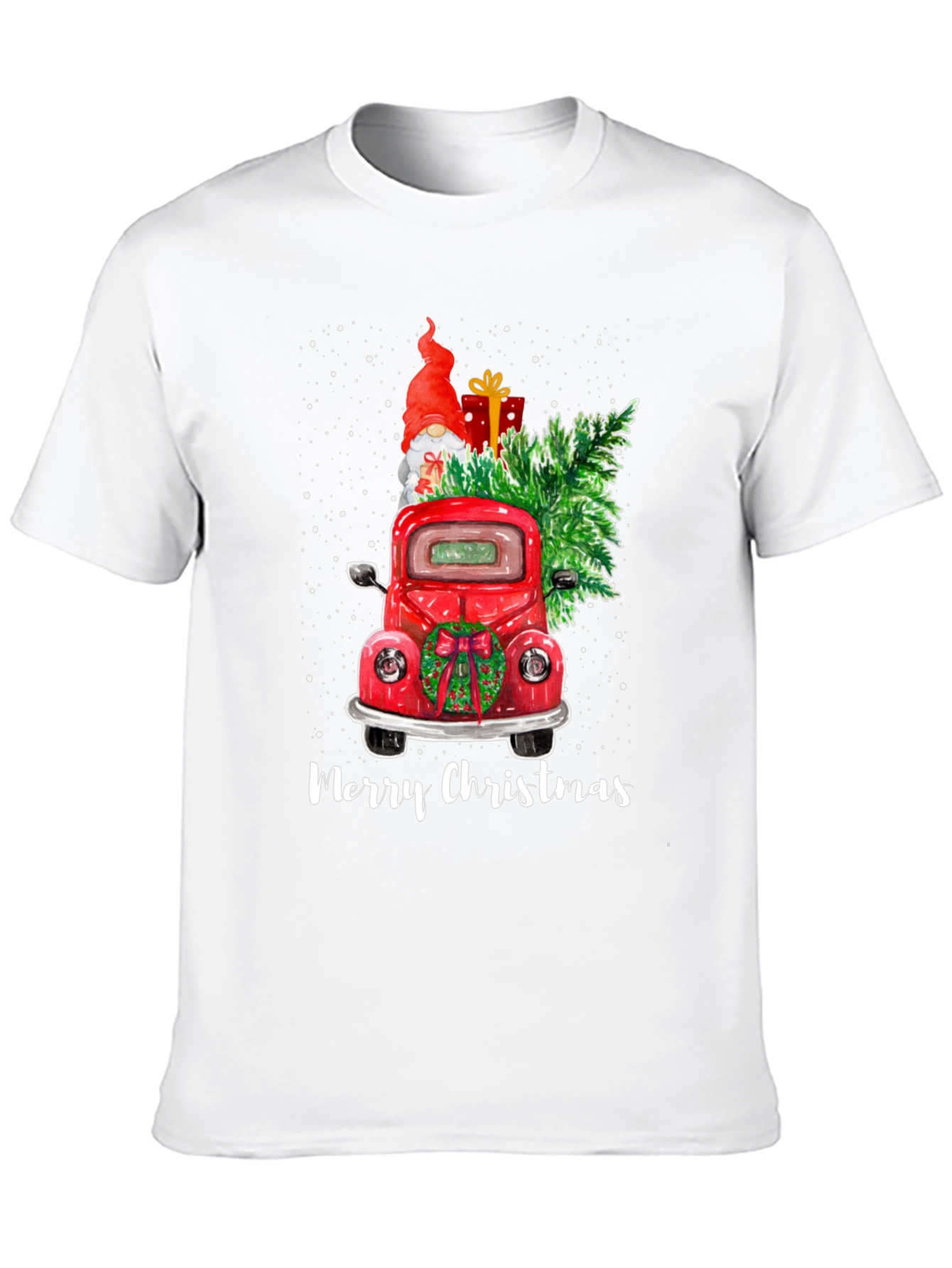 Merry Christmas Truck Graphic Tee