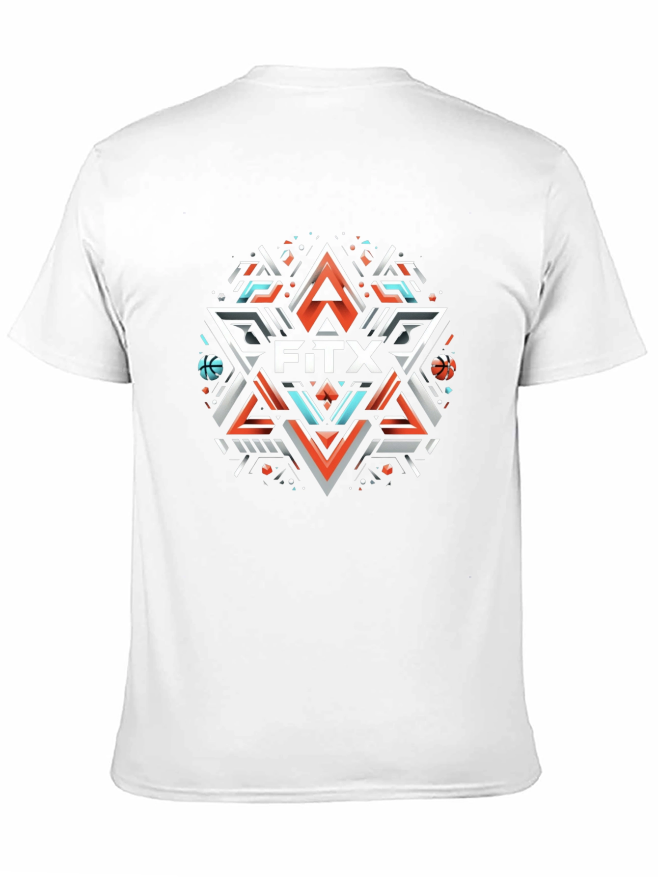 Geometric FITX Graphic Tee - Modern Streetwear
