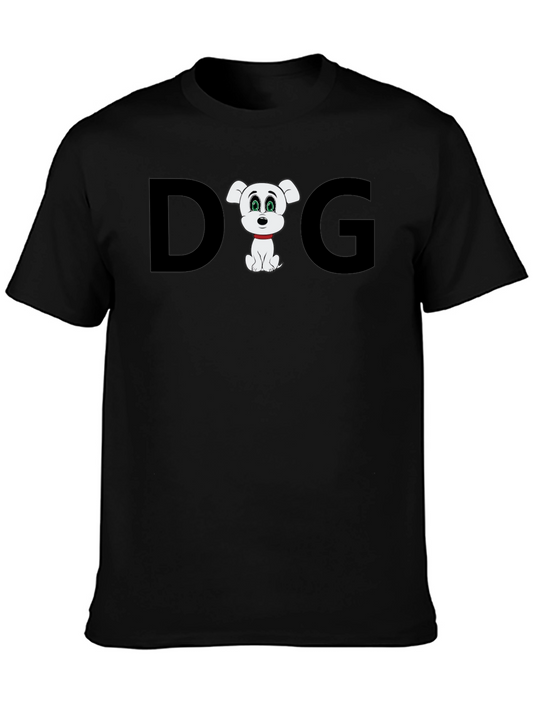 Dog Graphic T-Shirt: Cute Cartoon Puppy Tee