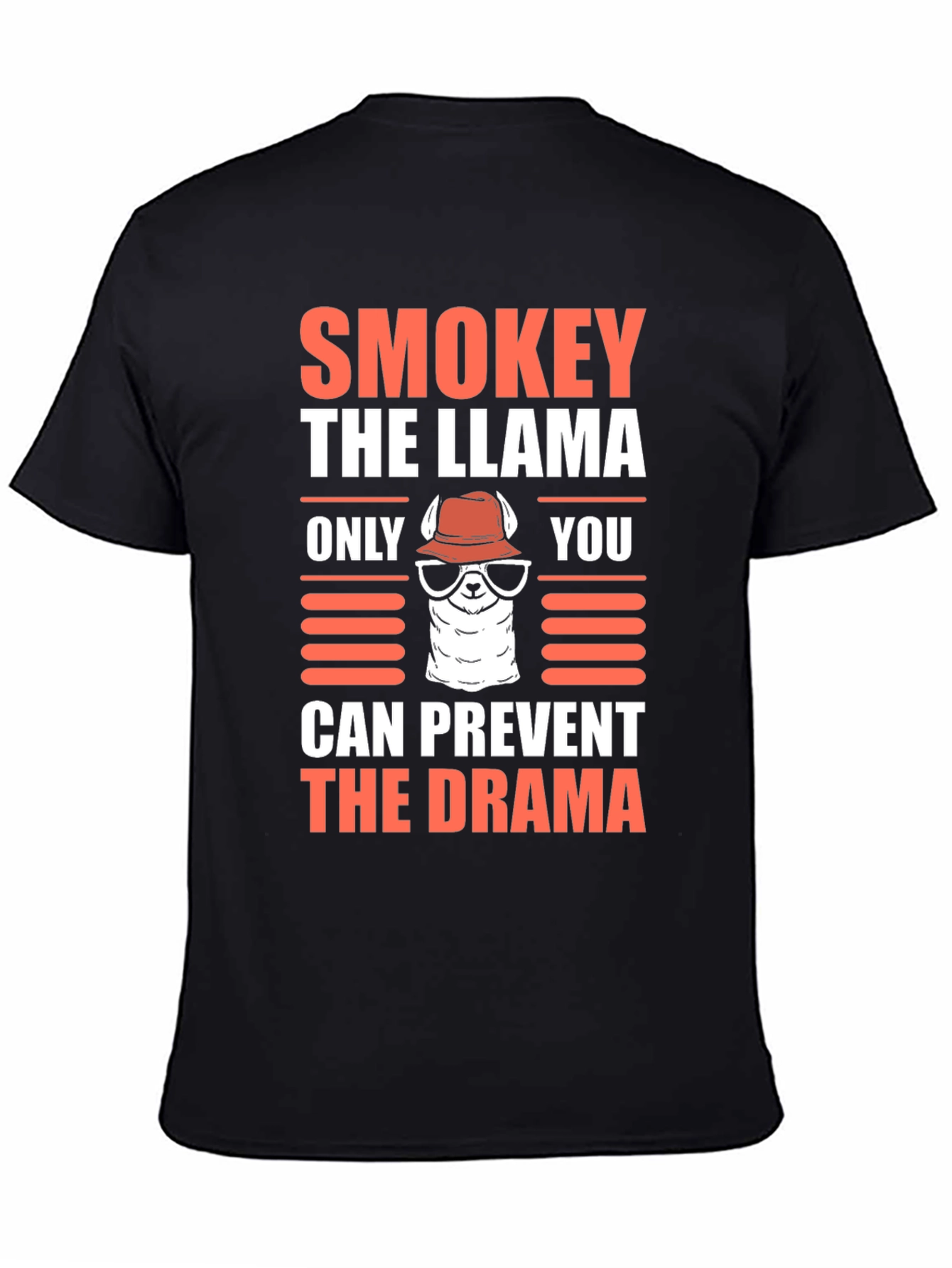 Smokey the Llama Tee - Prevent The Drama T-Shirt