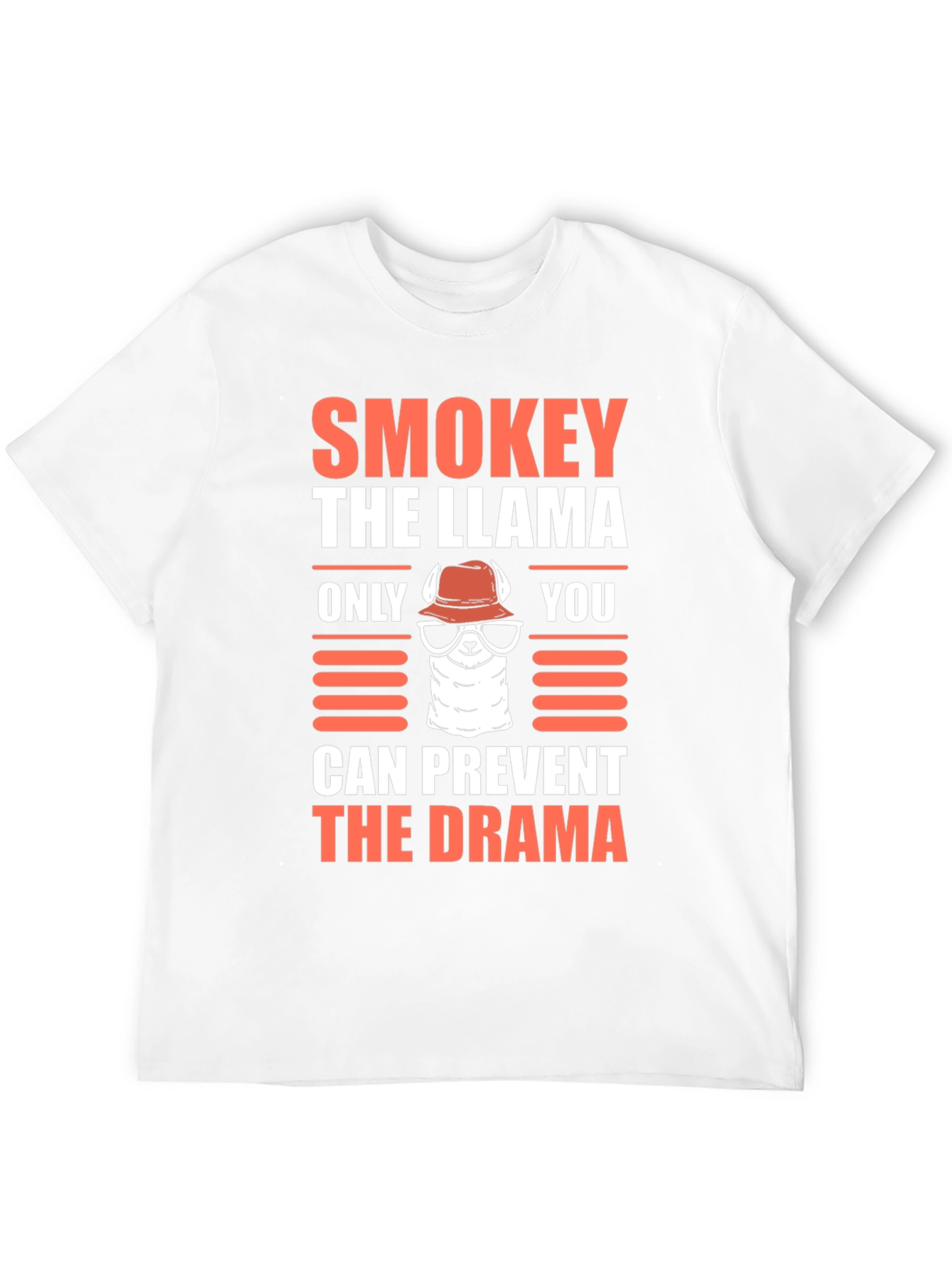 Smokey the Llama Tee - Prevent The Drama T-Shirt