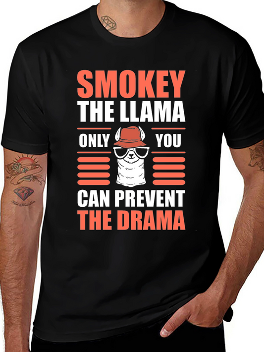 Smokey the Llama Tee - Prevent The Drama T-Shirt