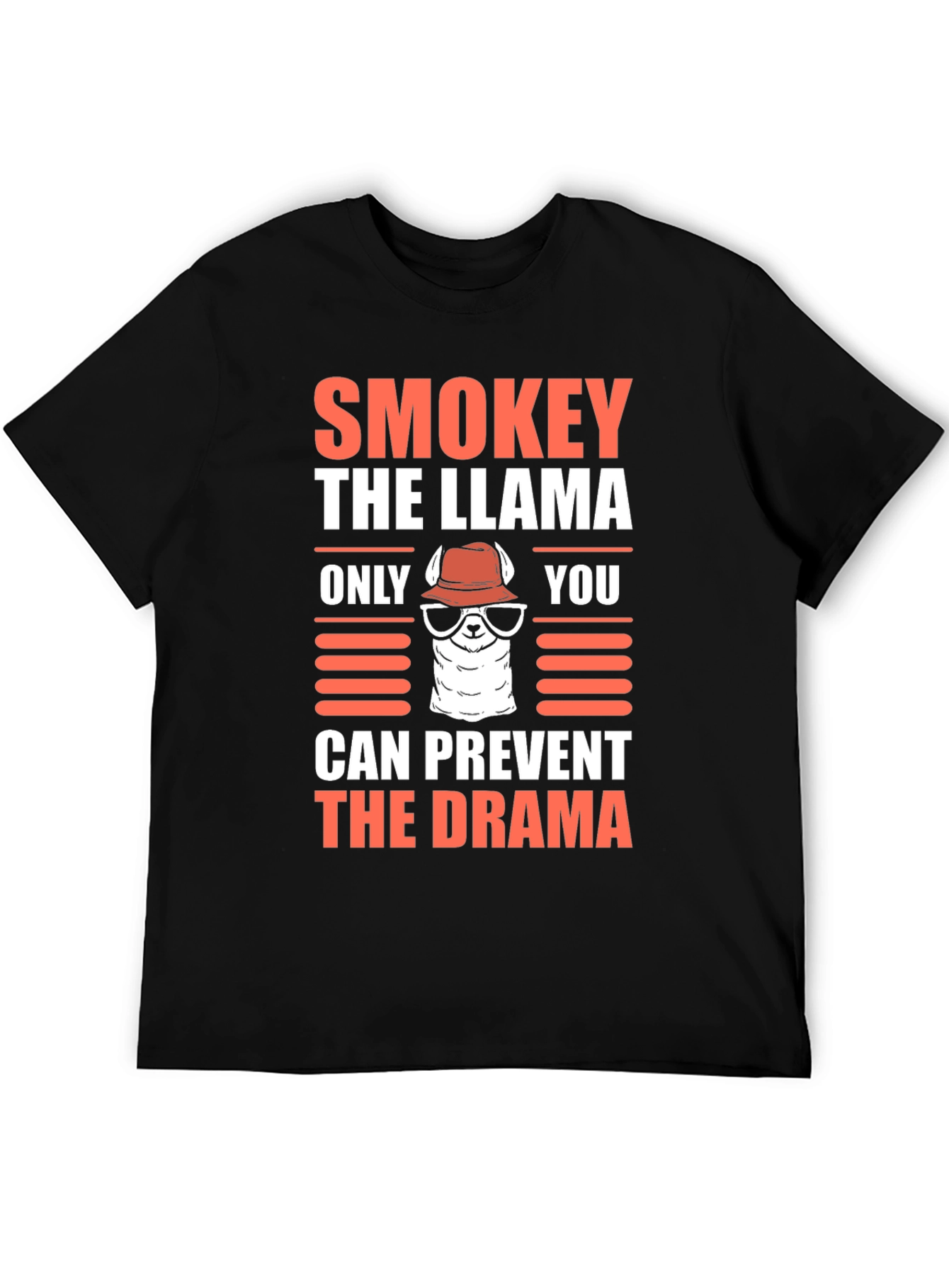 Smokey the Llama Tee - Prevent The Drama T-Shirt