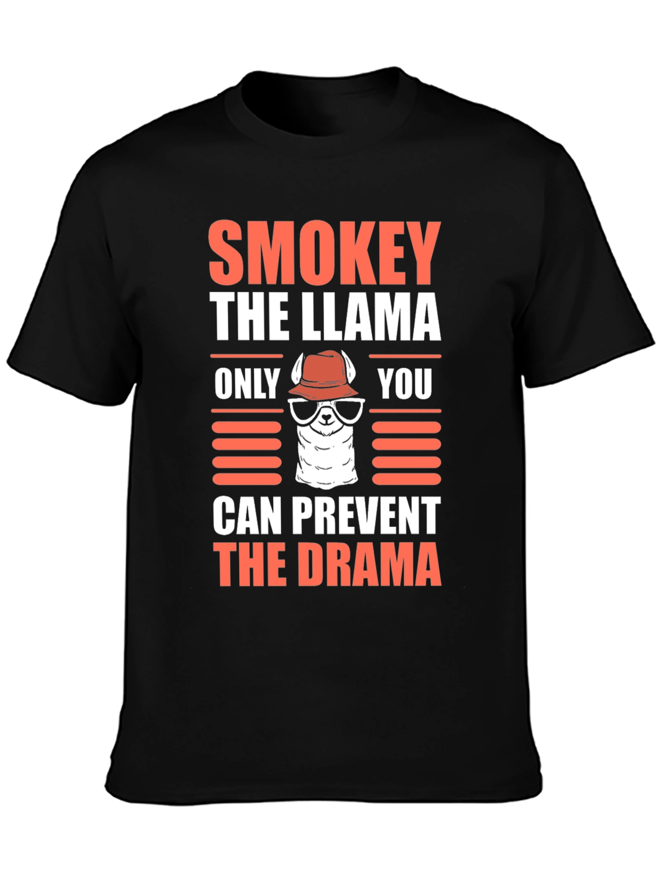 Smokey the Llama Tee - Prevent The Drama T-Shirt