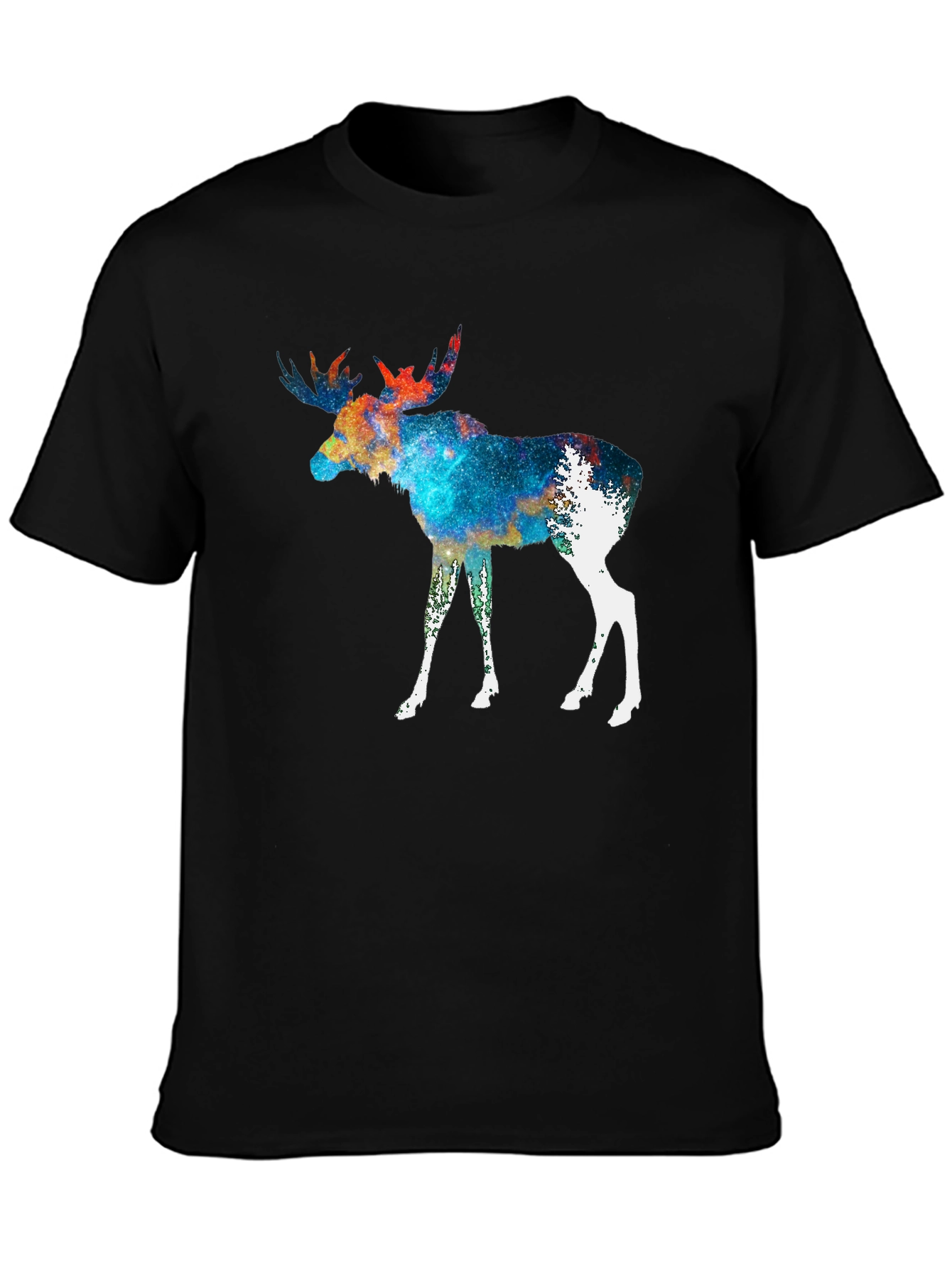 Cosmic Moose Graphic Tee - Unique Mens Shirt