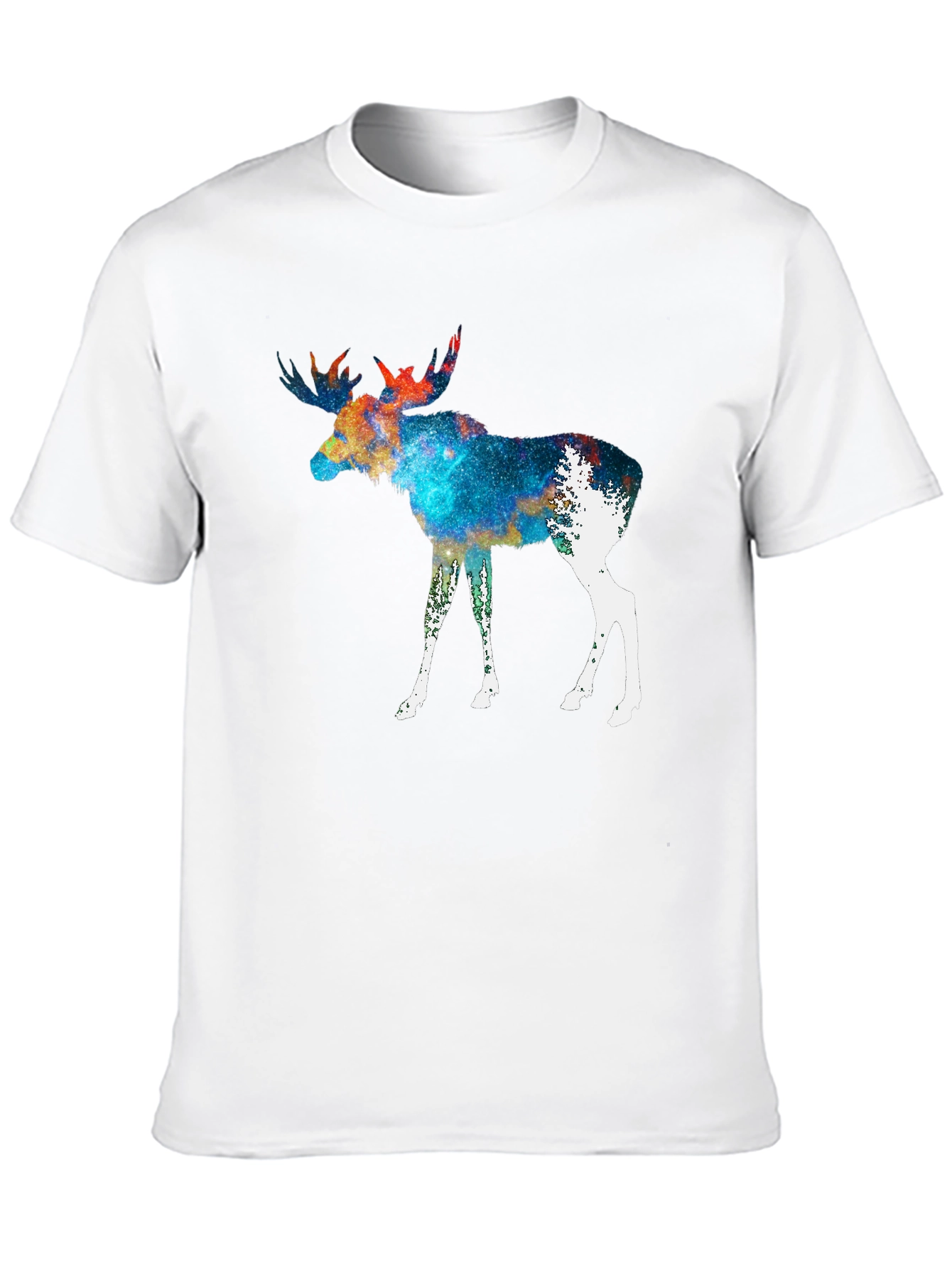 Cosmic Moose Graphic Tee - Unique Mens Shirt