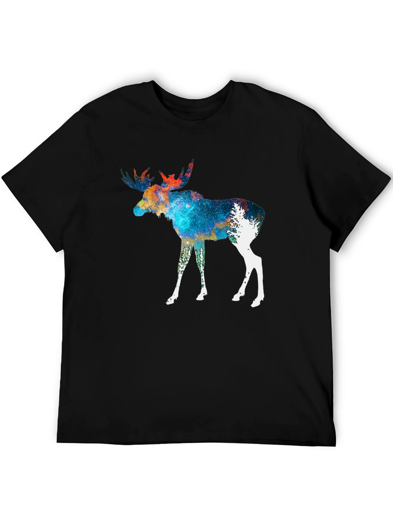 Cosmic Moose Graphic Tee - Unique Mens Shirt