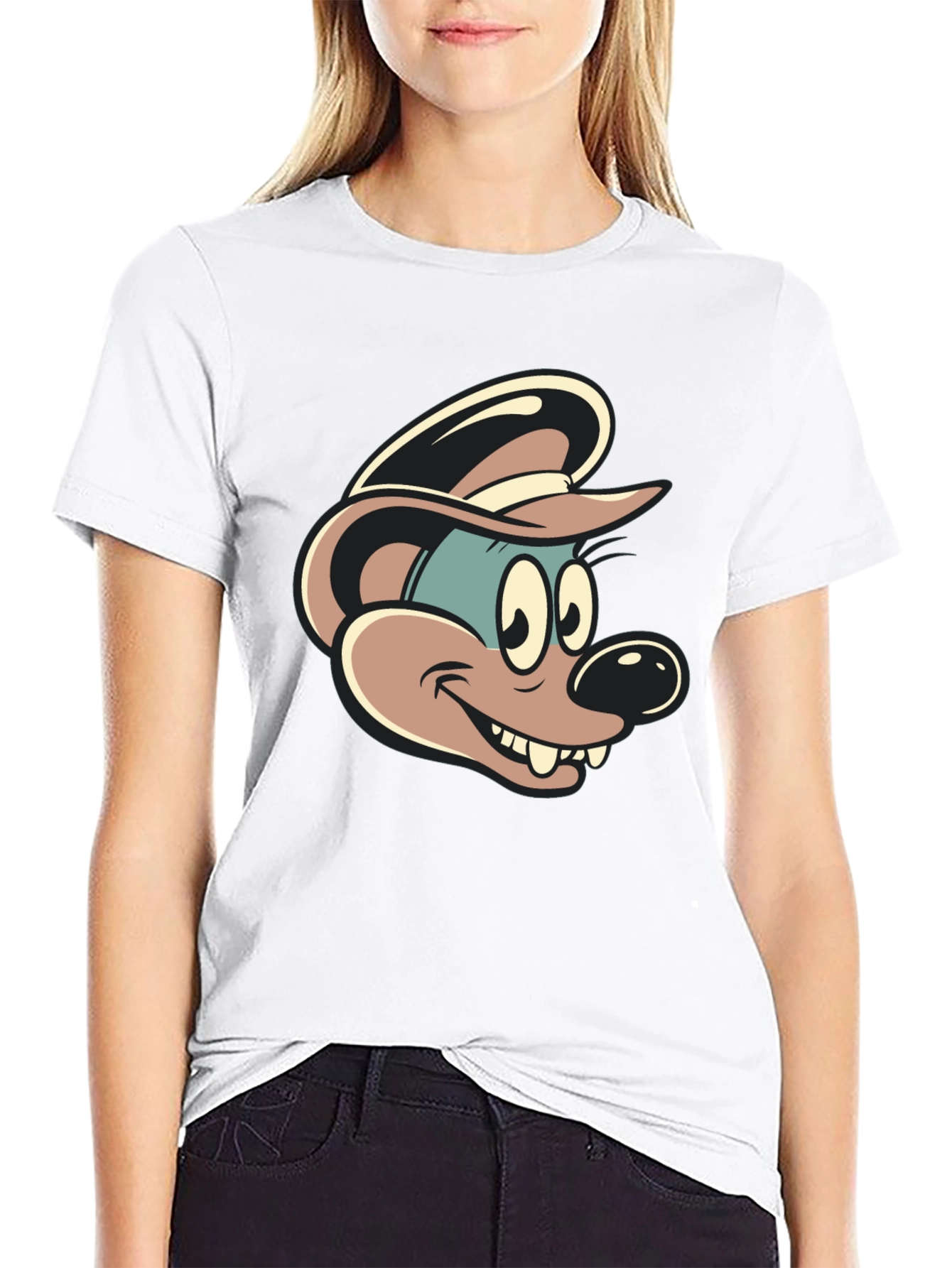 Cartoon Character Graphic Tee