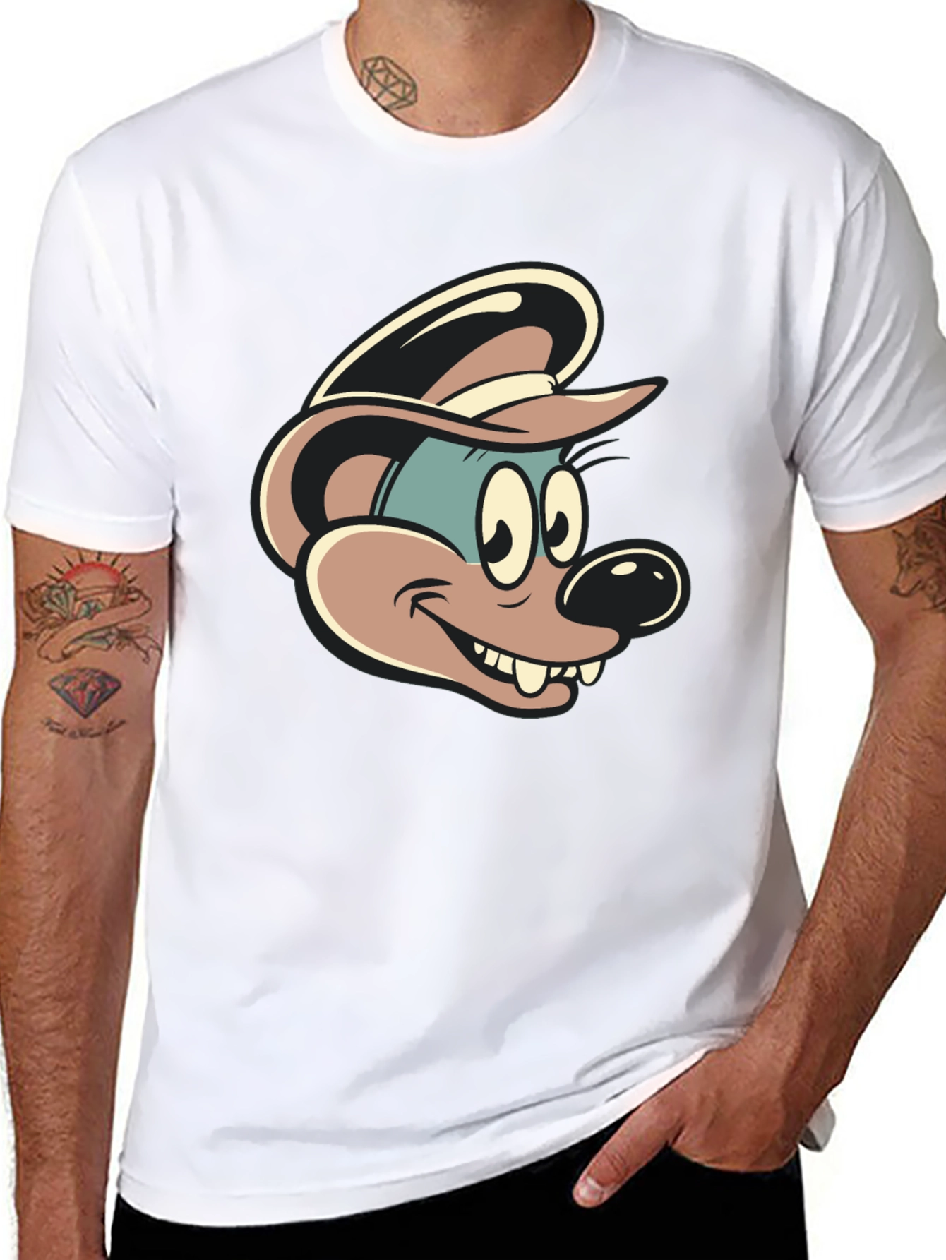 Cartoon Character Graphic Tee