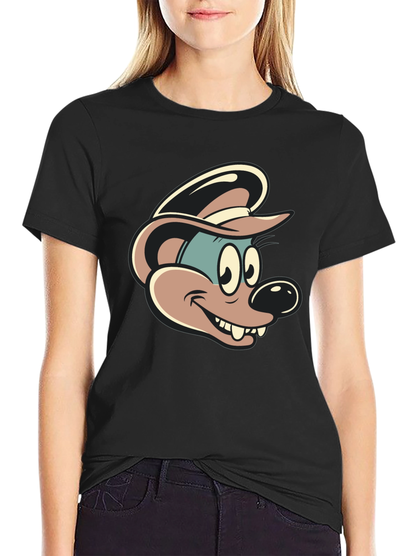 Cartoon Character Graphic Tee