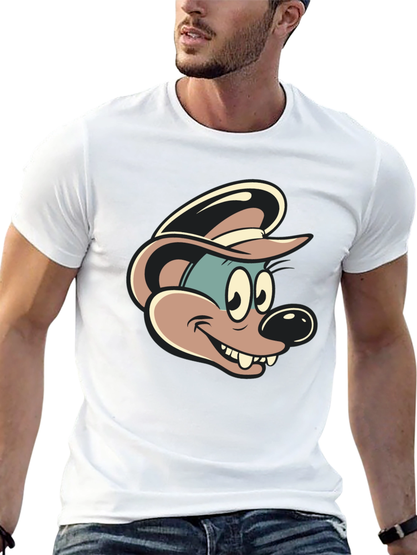 Cartoon Character Graphic Tee