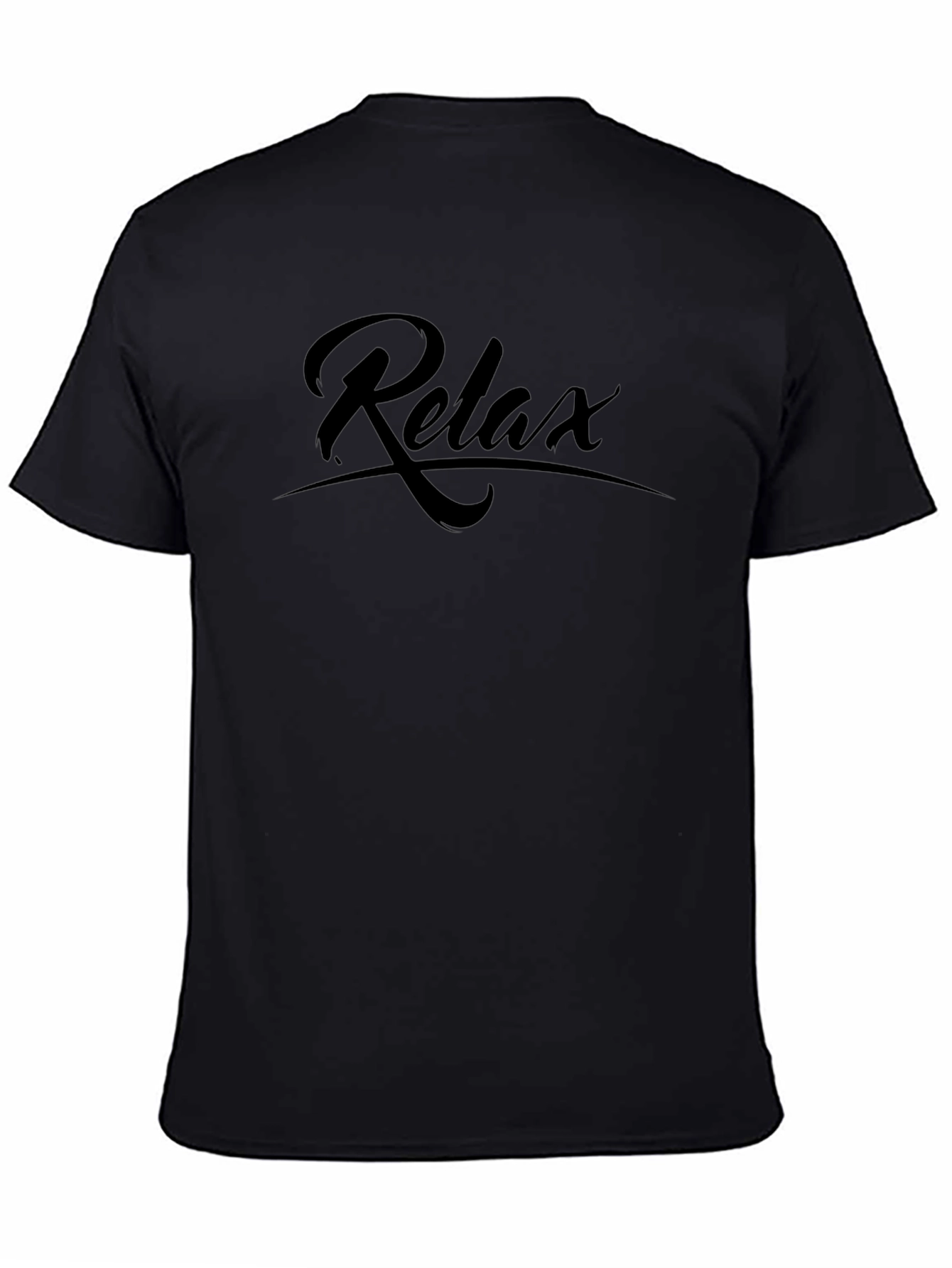 Relax Black T-Shirt - Casual Comfort
