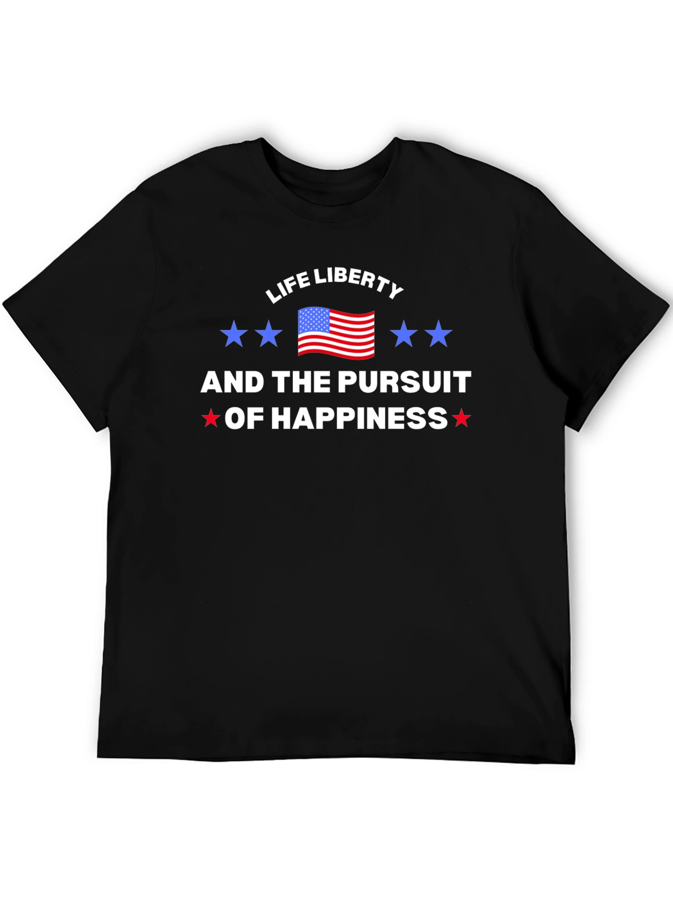 Life Liberty Pursuit of Happiness Graphic Tee