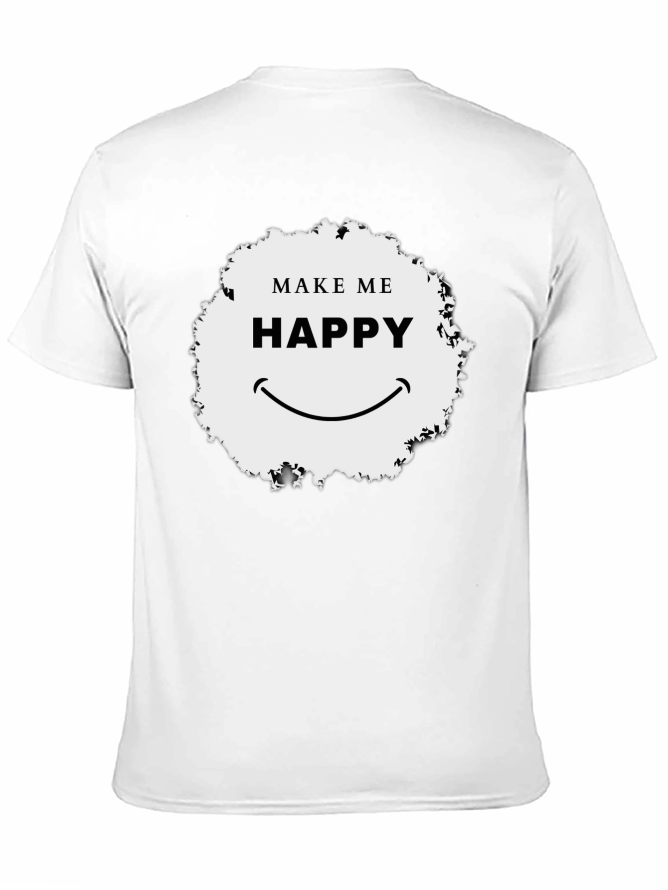 Make Me Happy Graphic Tee - Unisex Black T-Shirt