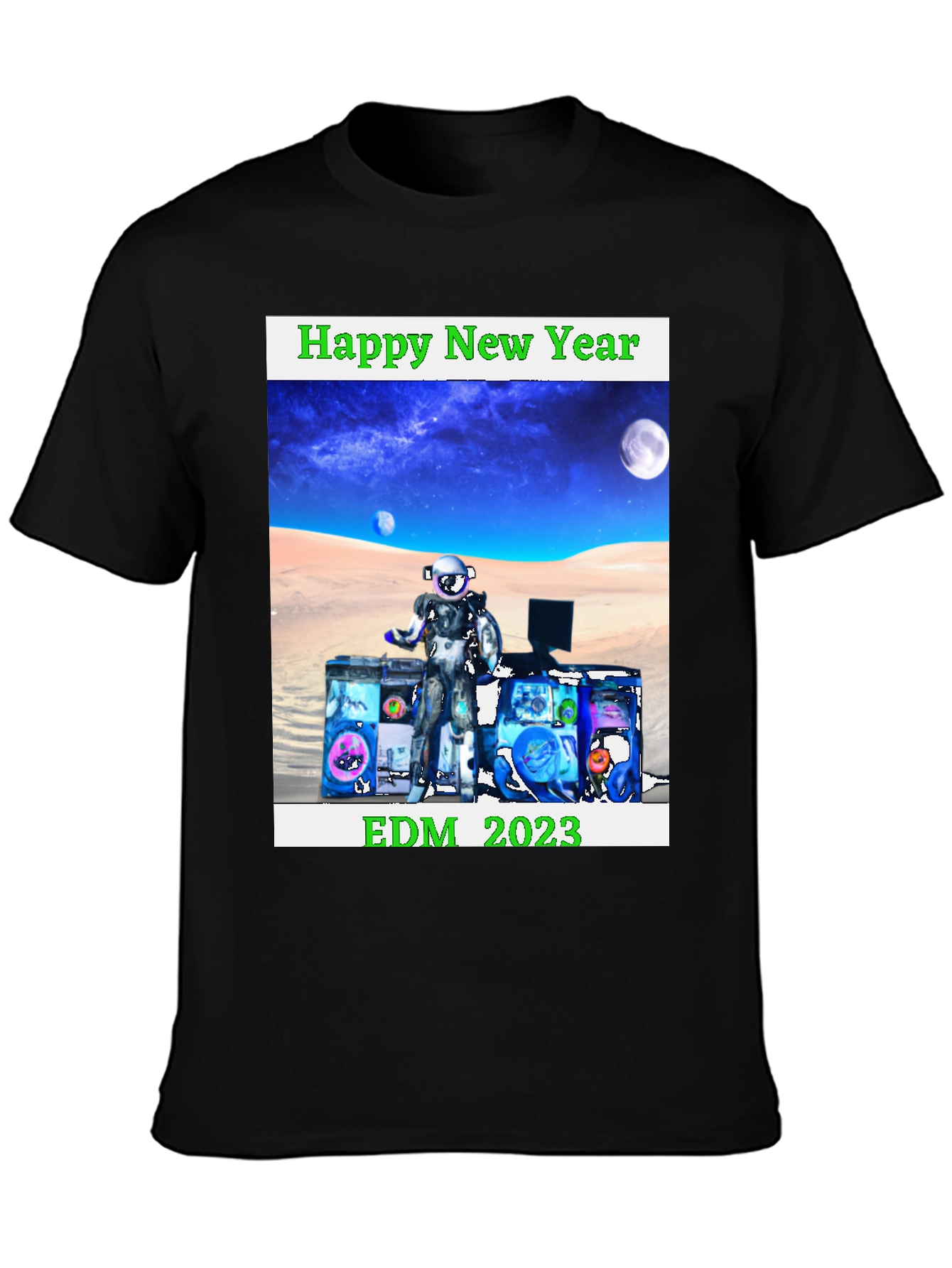 EDM 2023 Happy New Year T-Shirt