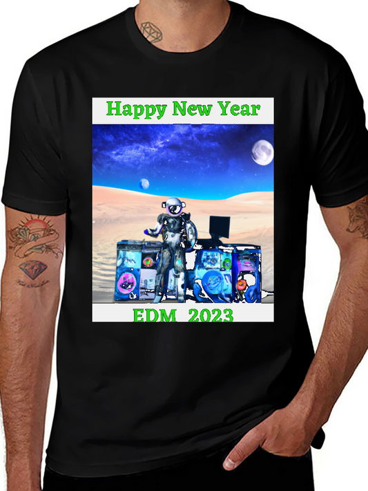 EDM 2023 Happy New Year T-Shirt