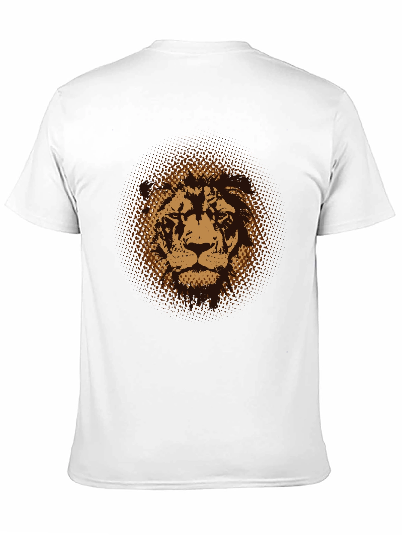 Lion Graphic Print Black T-Shirt