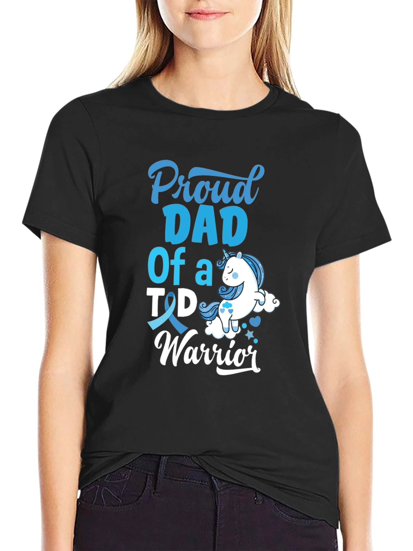Proud Dad T1D Warrior T-Shirt