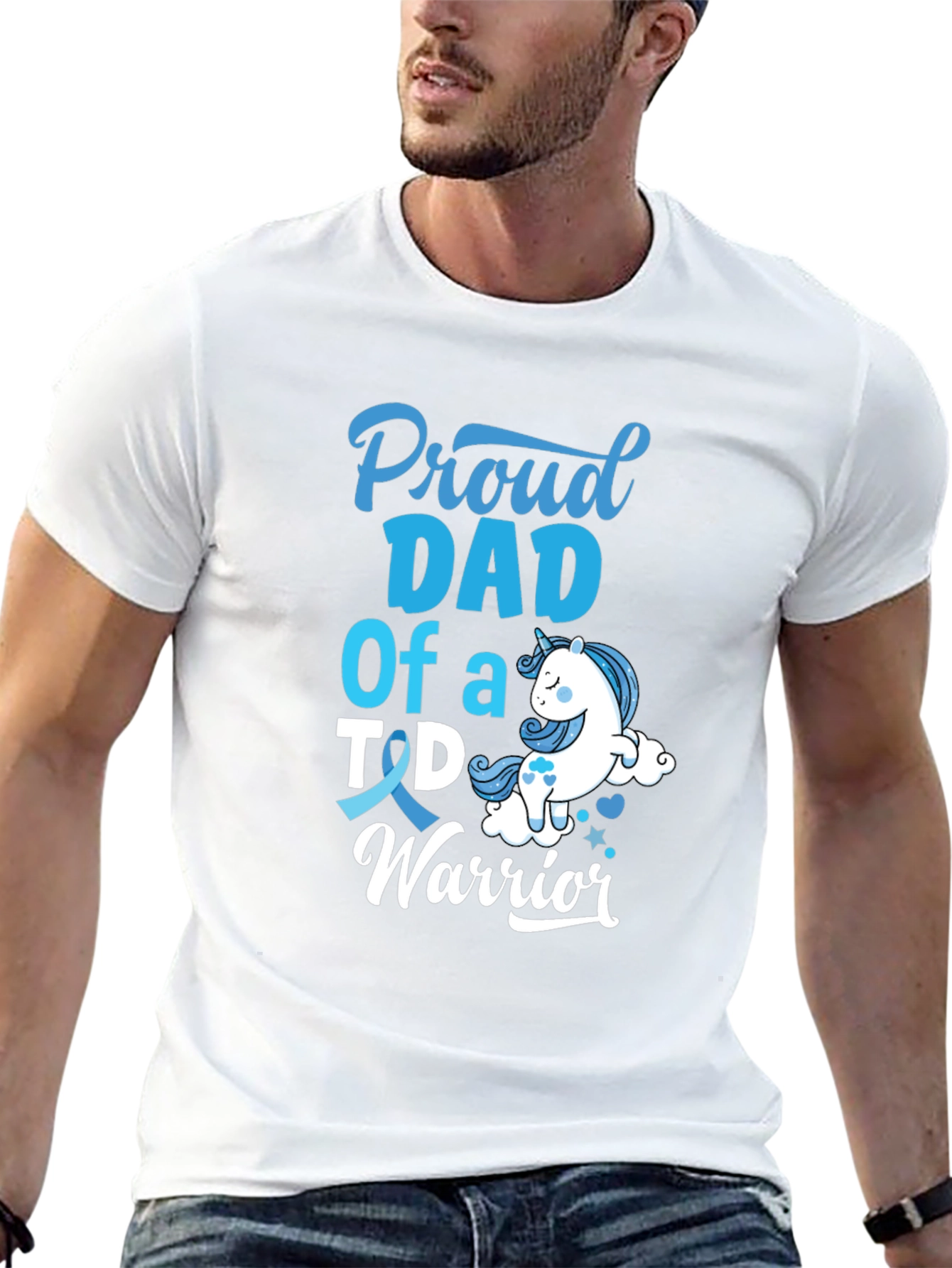 Proud Dad T1D Warrior T-Shirt