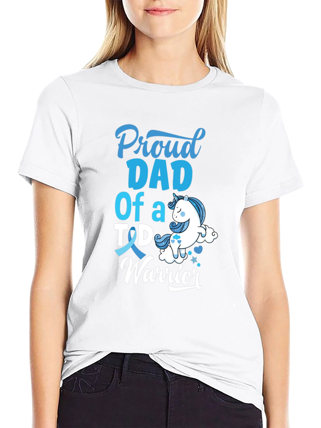 Proud Dad T1D Warrior T-Shirt