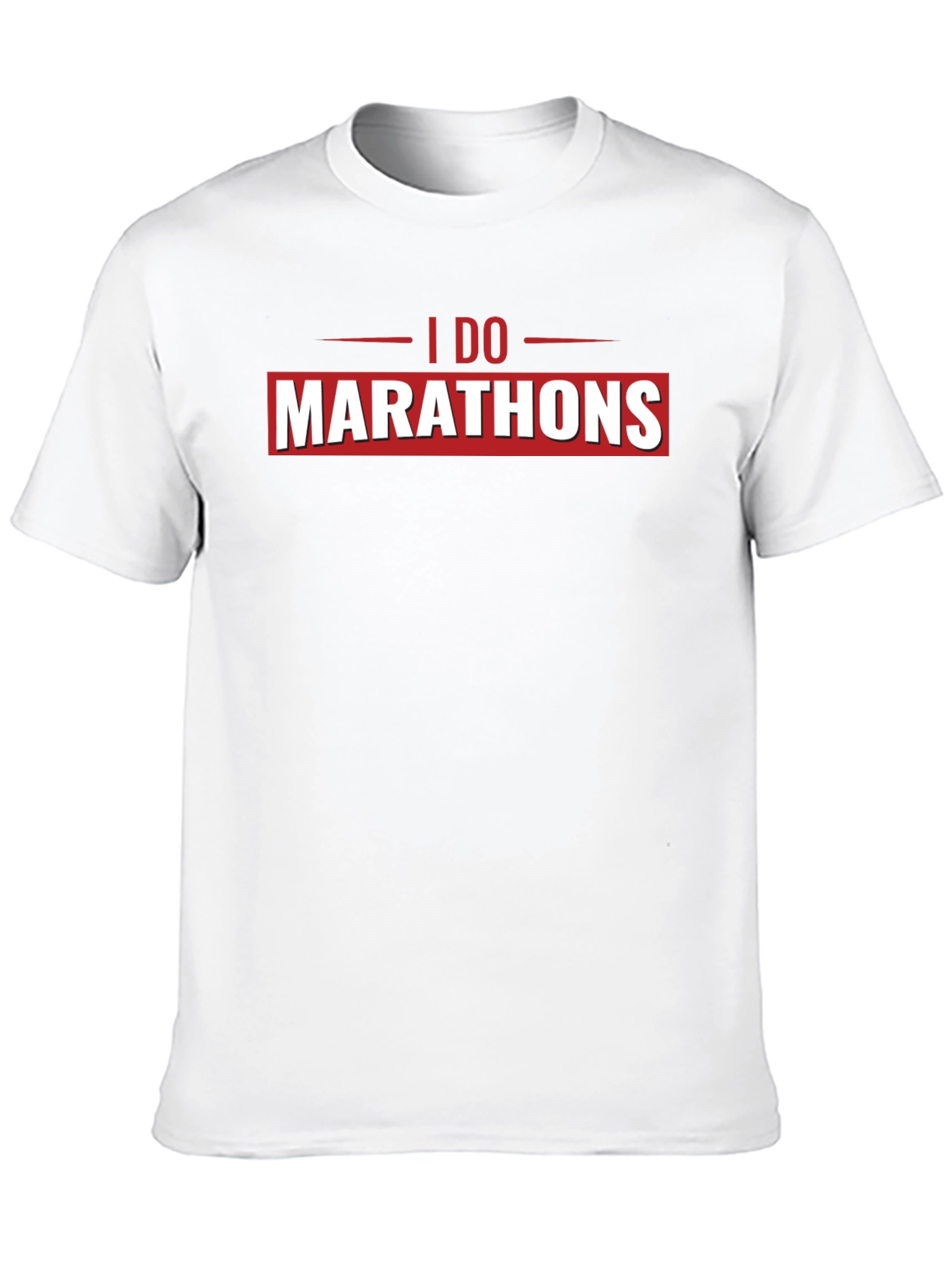 I Do Marathons Black Graphic Tee