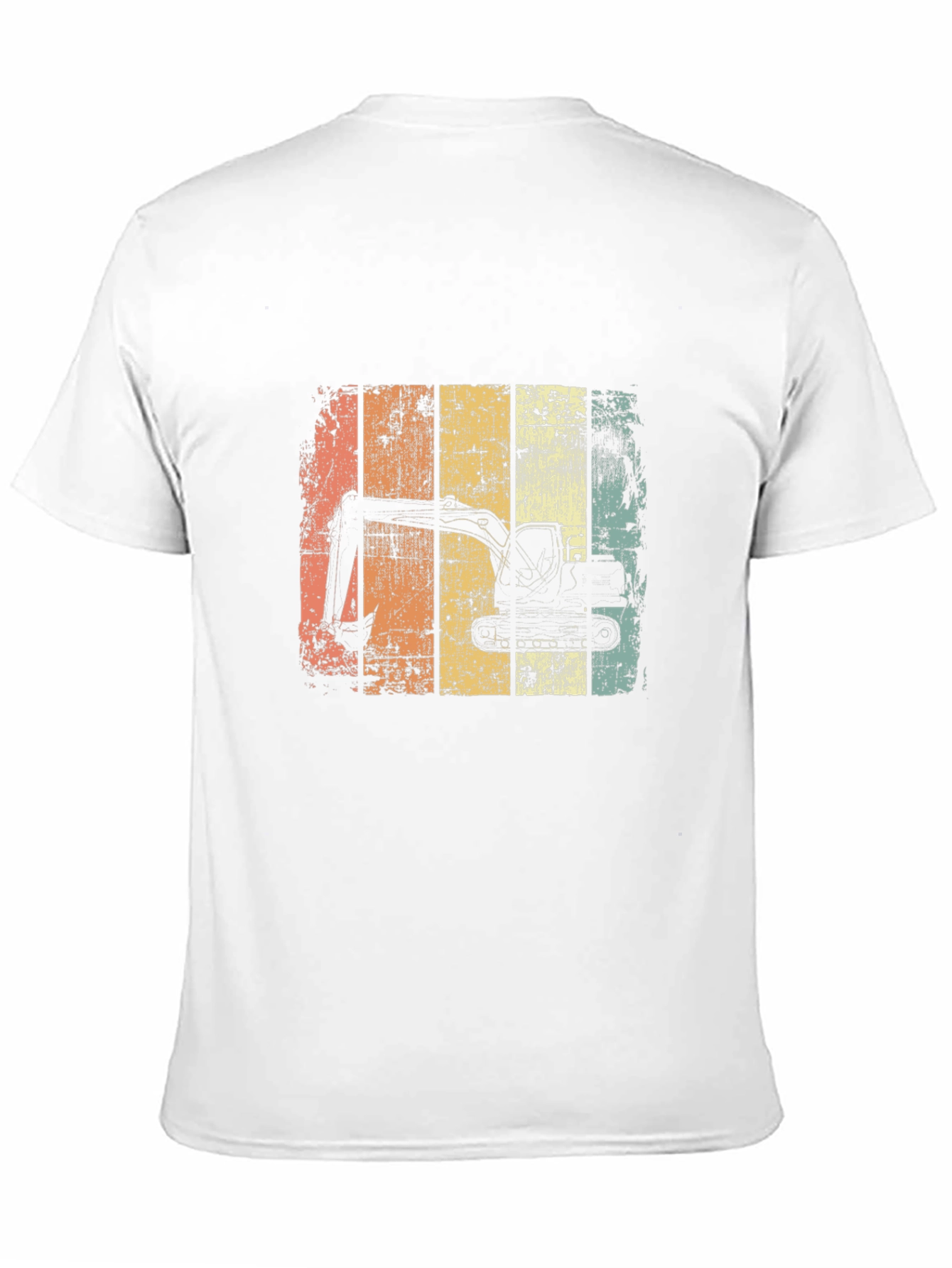 Excavator Retro Graphic T-Shirt