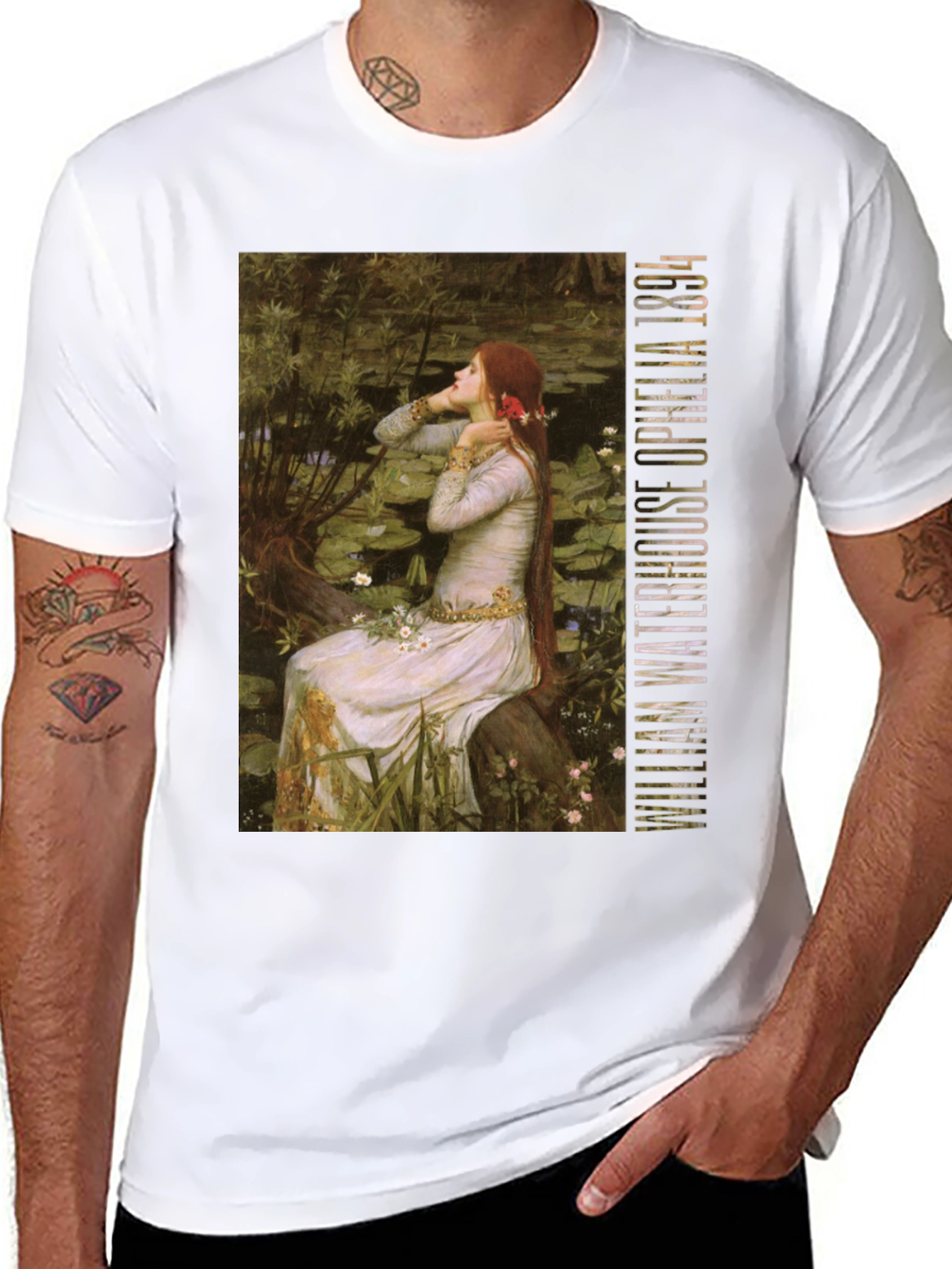 Ophelia Painting T-Shirt