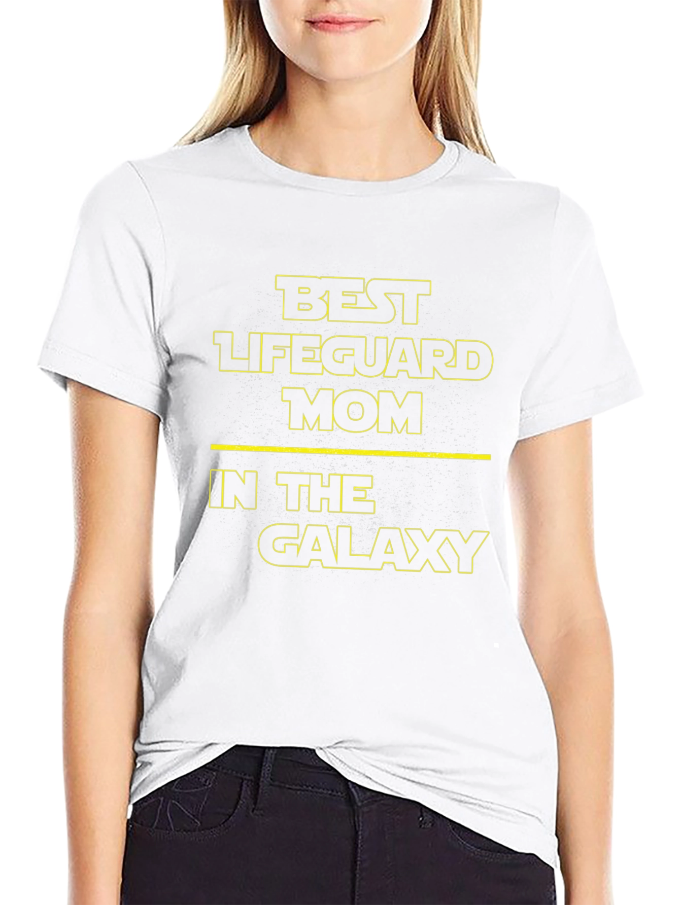 Best Lifeguard Mom in the Galaxy Graphic T-Shirt