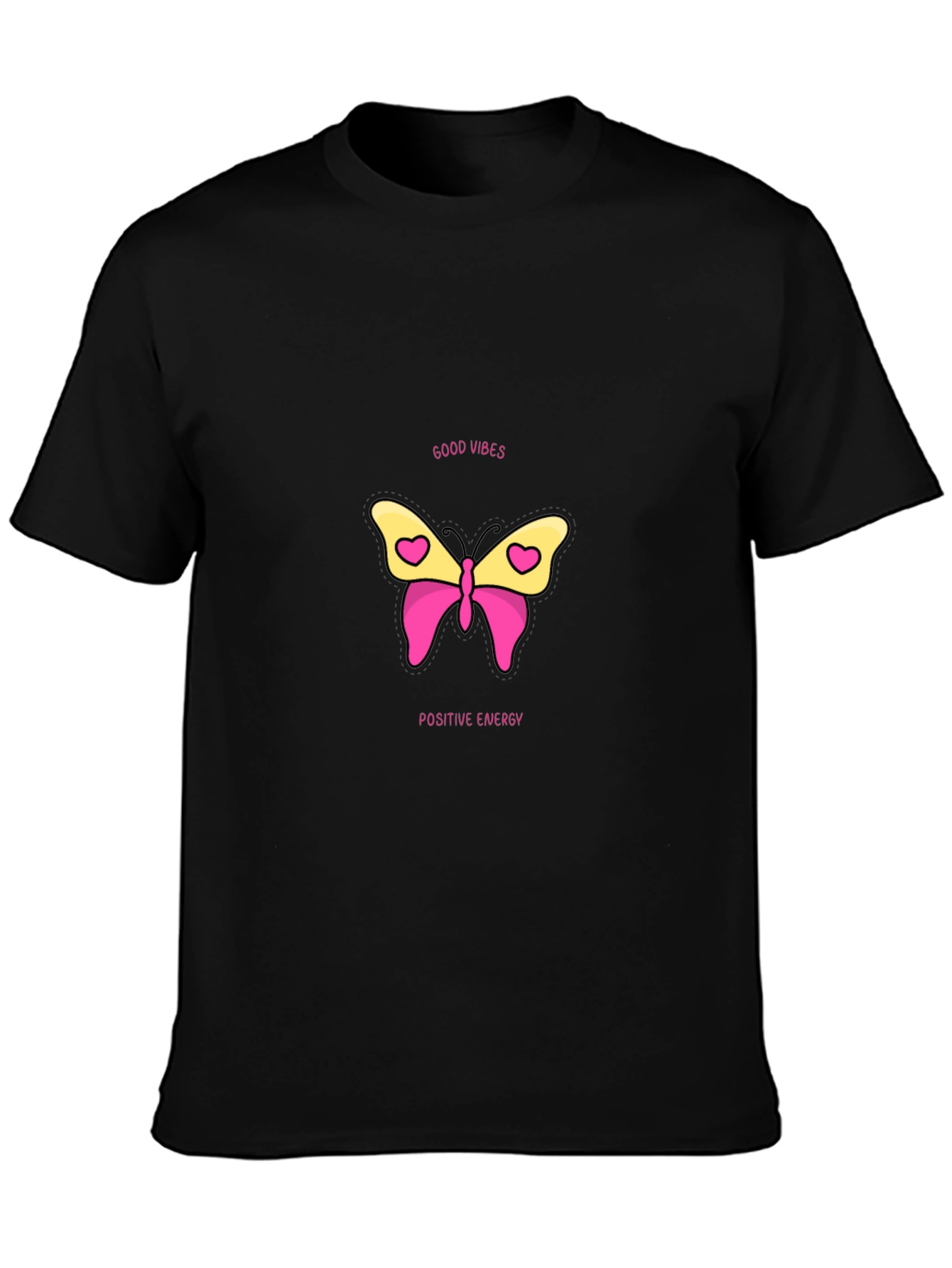 Good Vibes Butterfly Graphic Tee