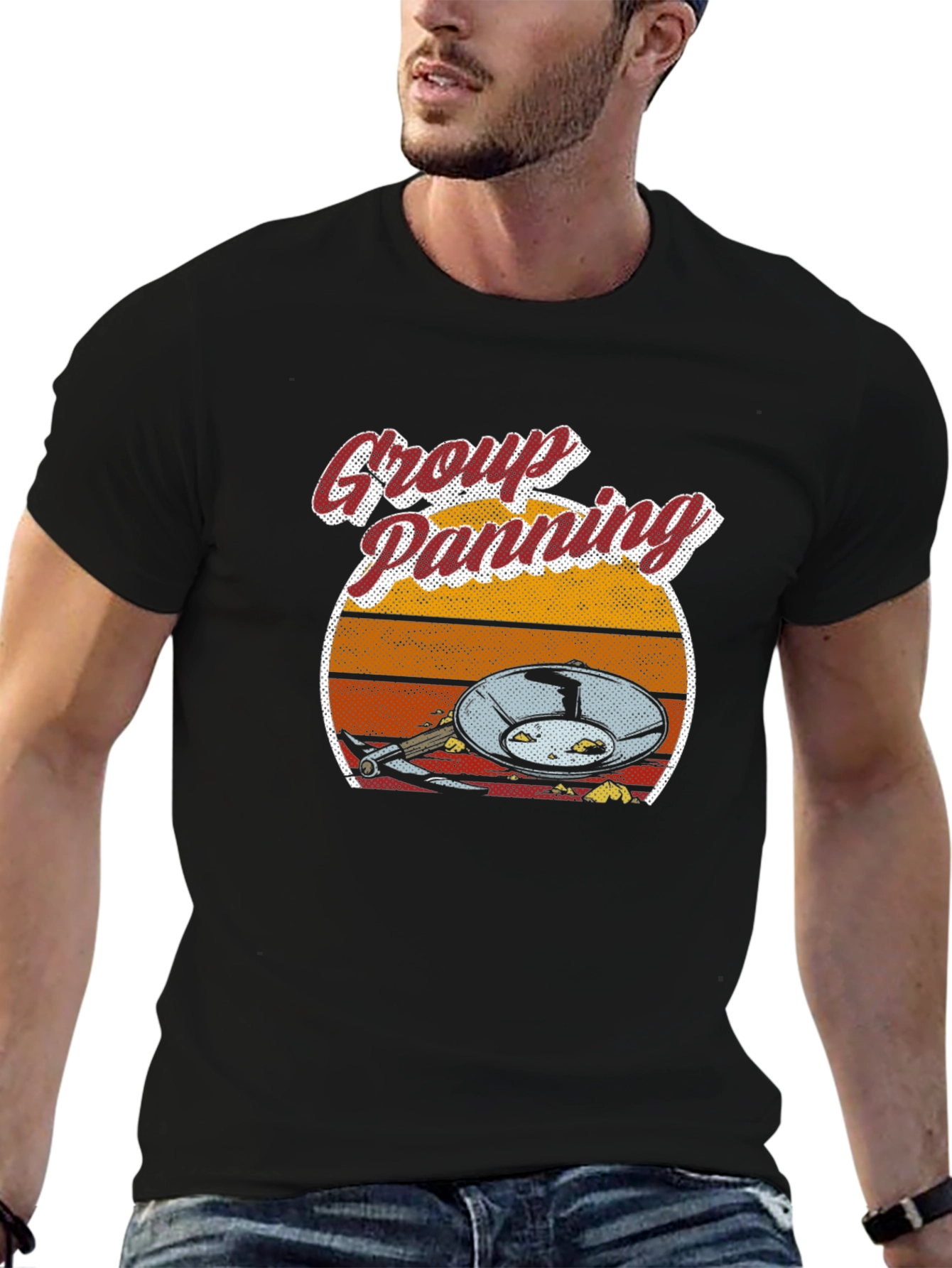Group Panning Graphic T-Shirt - Gold Prospecting Tee