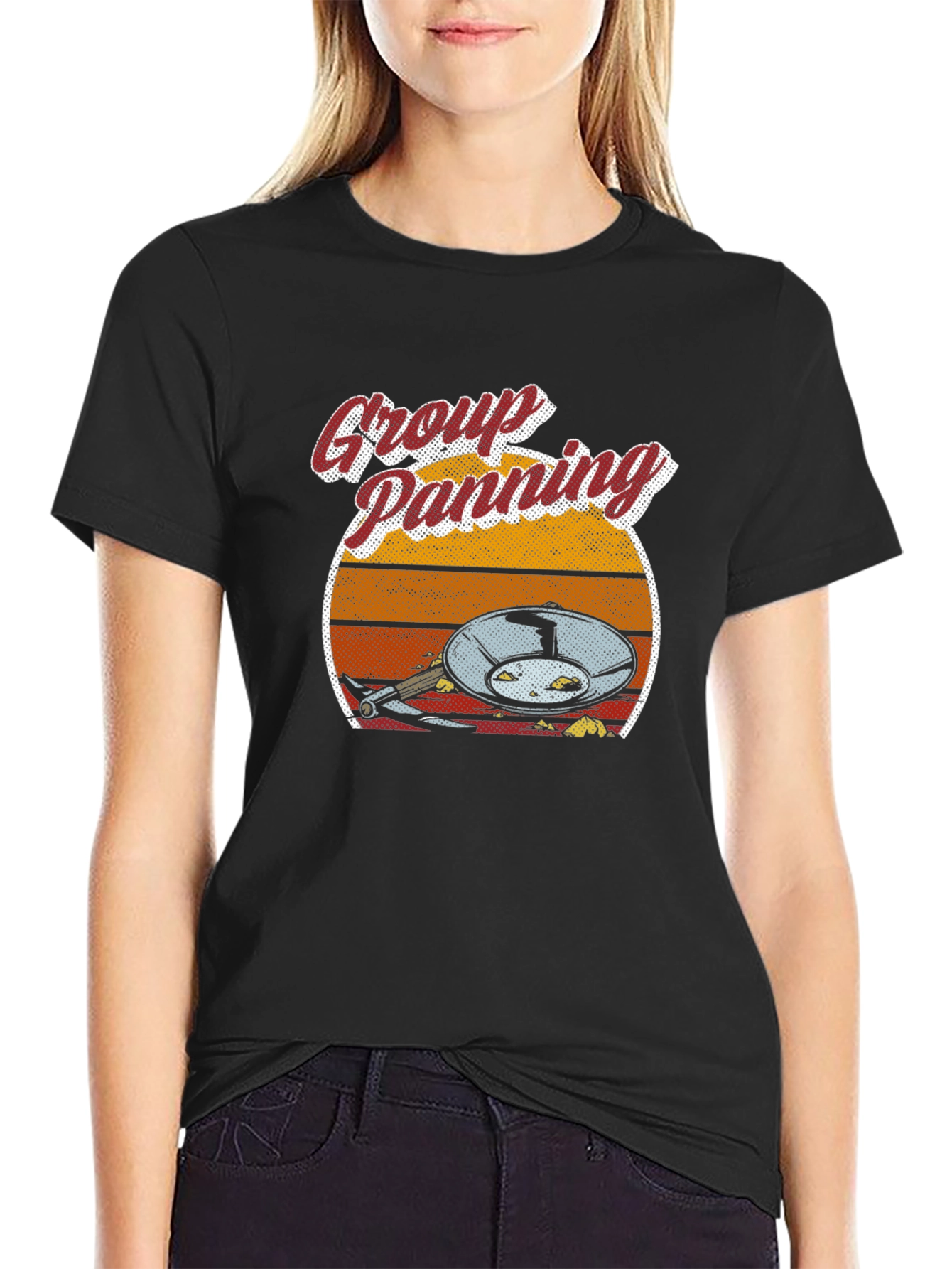 Group Panning Graphic T-Shirt - Gold Prospecting Tee