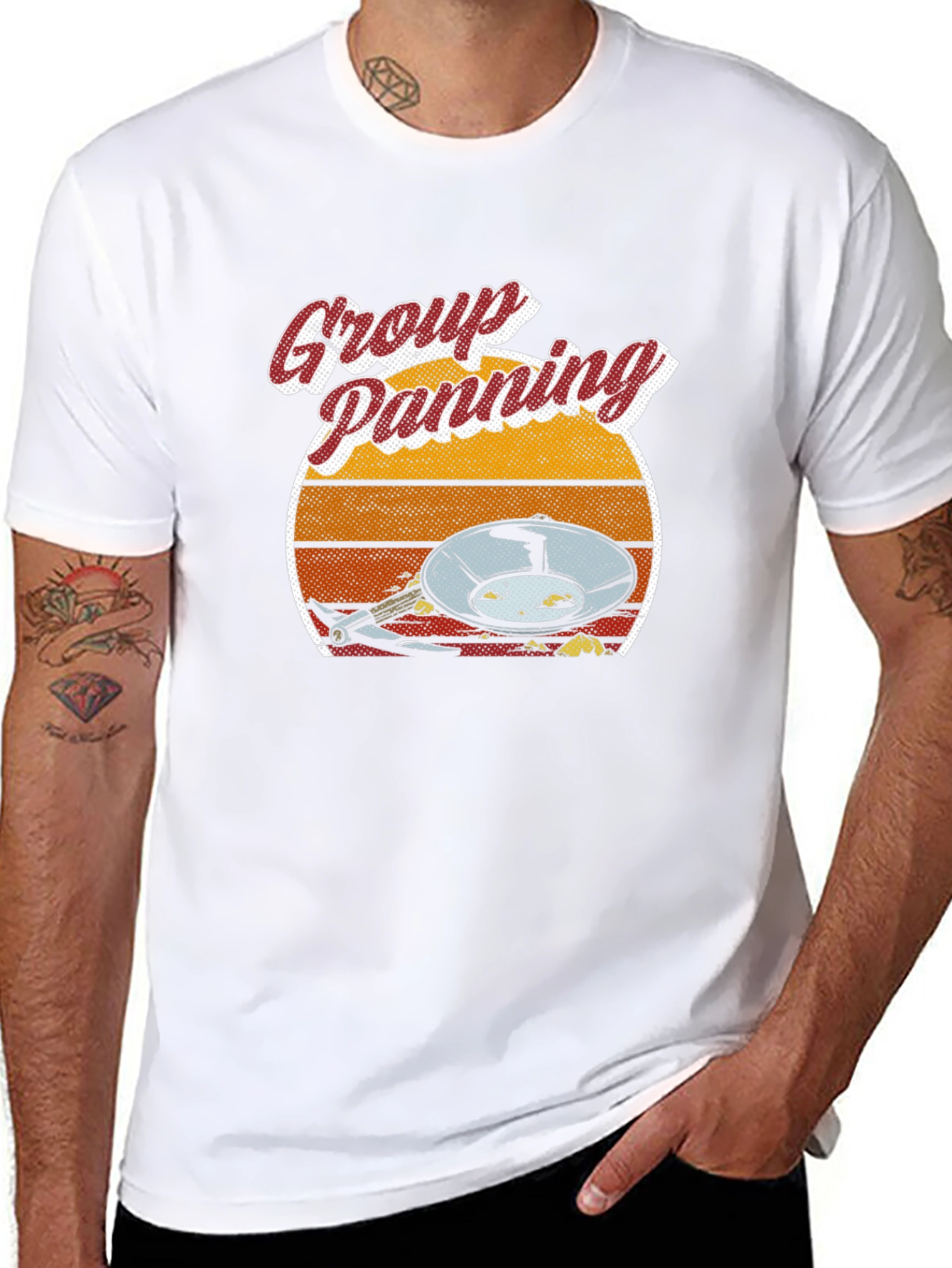 Group Panning Graphic T-Shirt - Gold Prospecting Tee